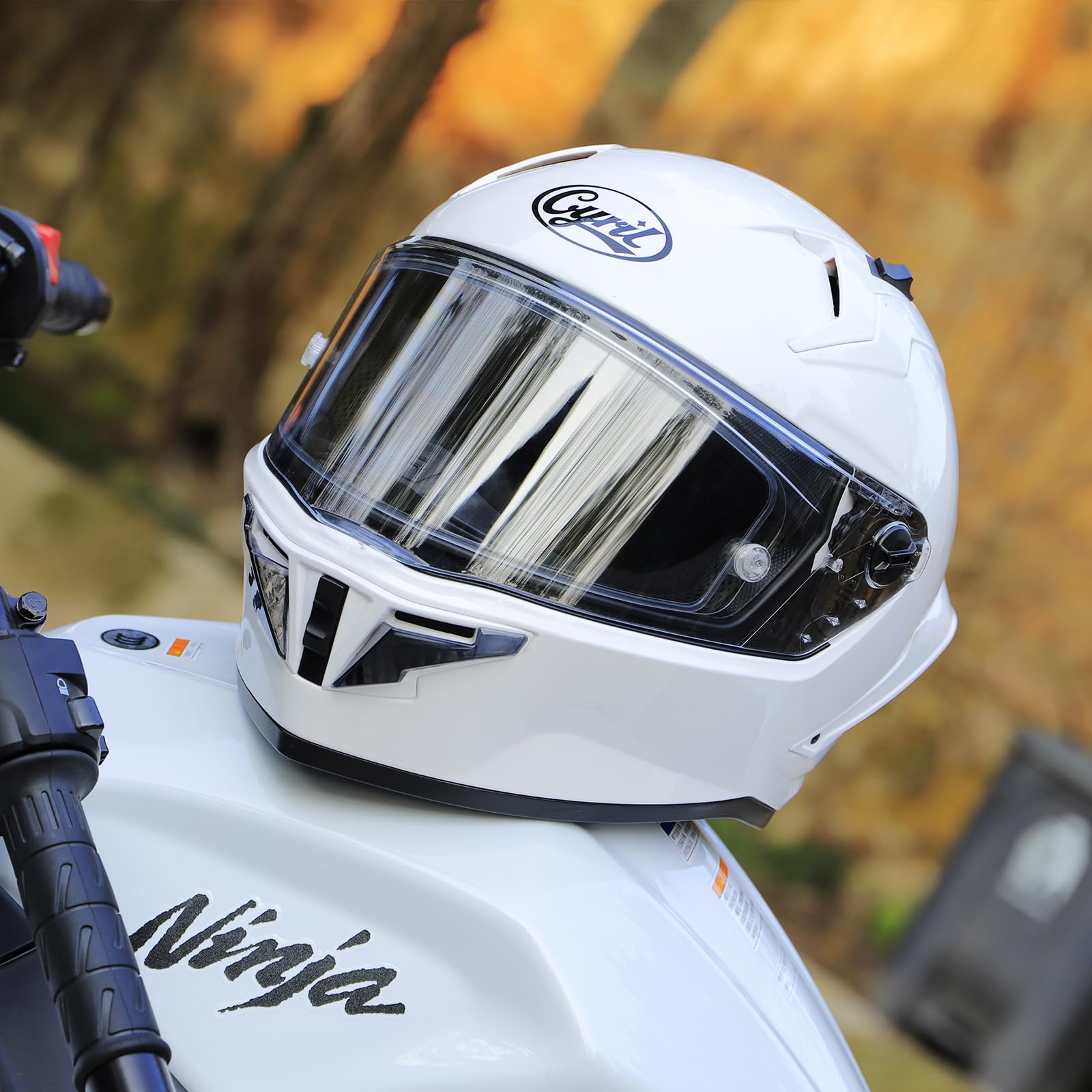 DOT Approved Full Face Motorcycle Helmet for Men & Women - Motocross Helmet with Vortex Generator & Magnetic Visor - Ideal for Street Riding, Racing & Off-Road Adventures