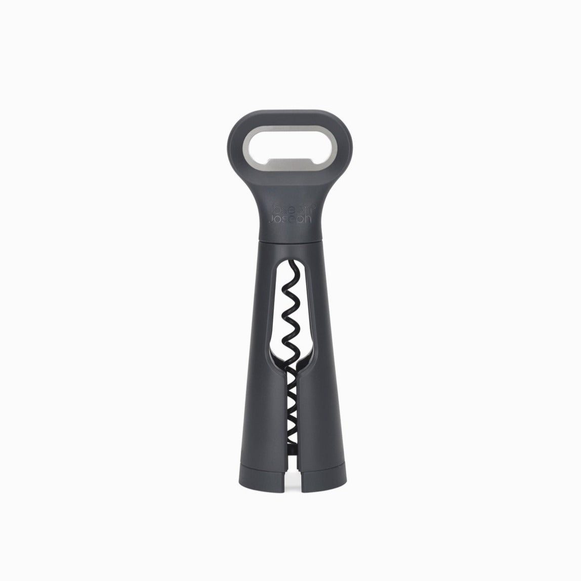 BarStar 3-in-1 Grey Wine Bottle Opener with Foil Cutter & Lever - Perfect for Home Bars, Picnics, and Wine Tasting Parties