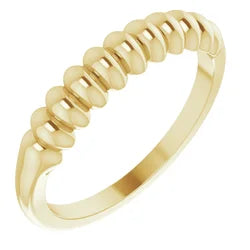 Puffed Coil Ring - Adjustable Spiral Hair Ring for Women & Men, Trendy Boho Hair Accessory for Braids, Ponytails & Updos - Perfect for Parties, Weddings & Everyday Wear