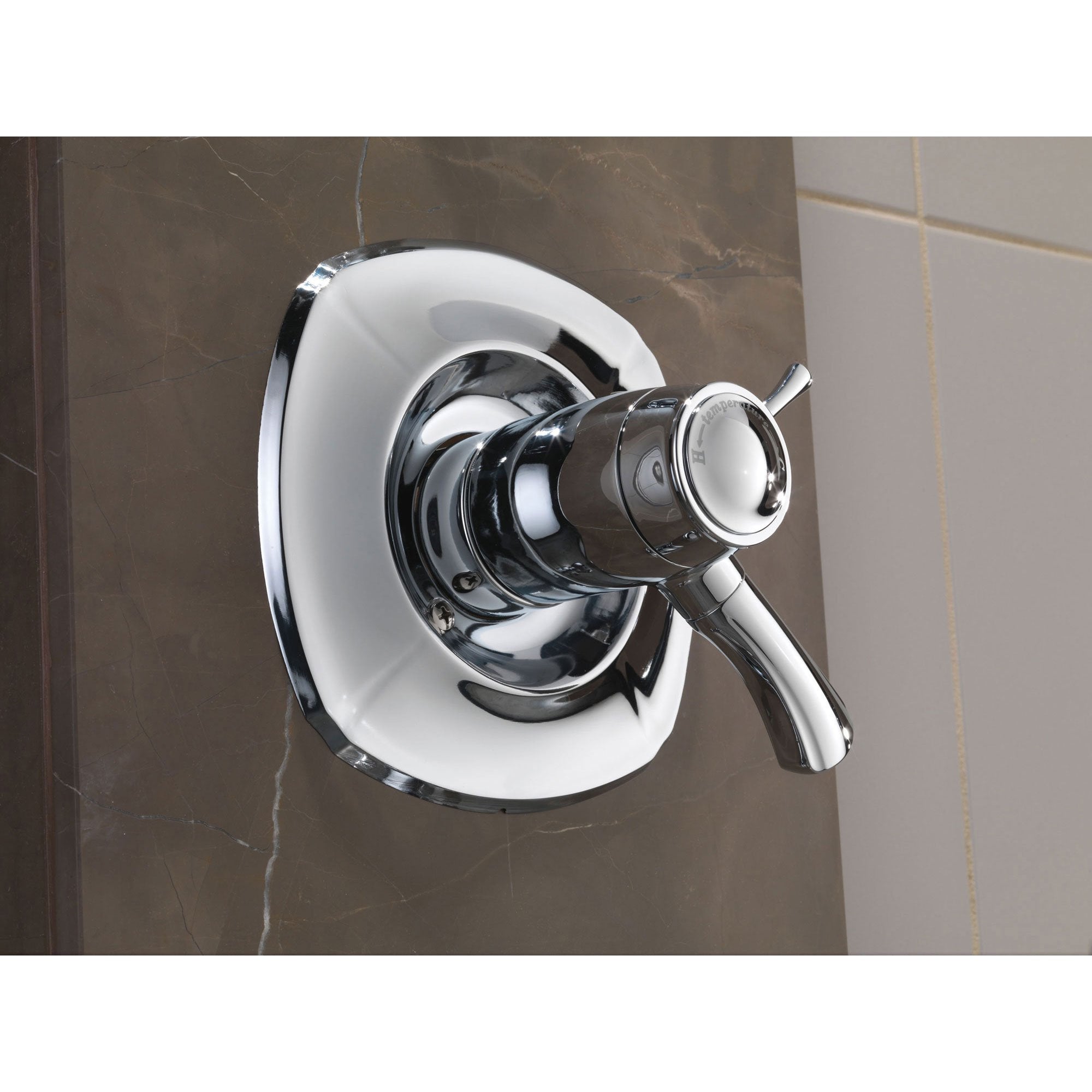 Delta Addison Chrome Thermostatic Shower System with Dual Control Valve D1002V - Perfect for Modern Bathroom Renovations & Spa-Like Shower Experiences