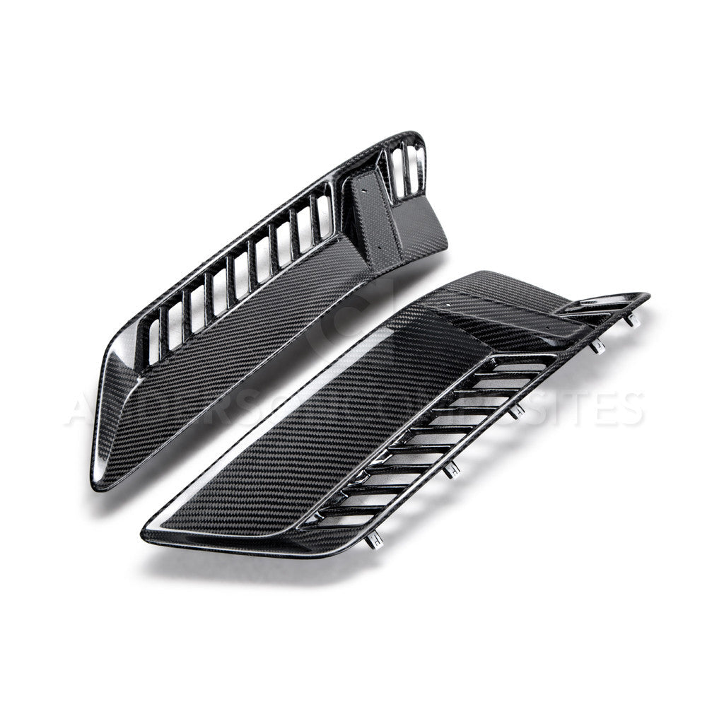 2015-2019 Chevrolet Corvette C7 Z06 Front Splitter by Anderson Composites | AC FFI14CHC7 Z6 | Carbon Fiber Spoiler for Enhanced Aerodynamics & Sporty Look | Perfect for Racing & Car Shows