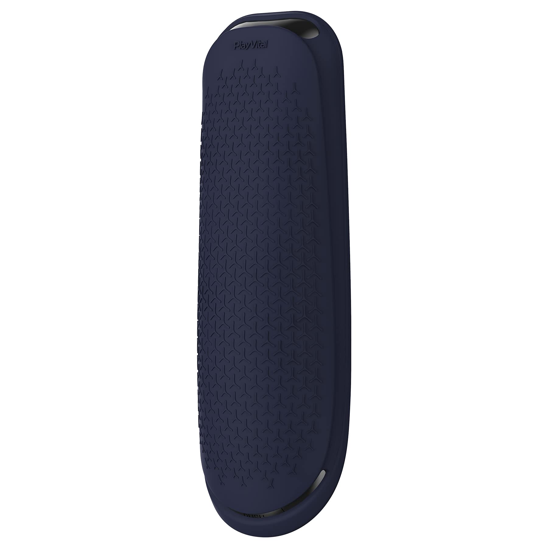 PlayVital Silicone Protective Case for PS5 Media Remote - Ergonomic Full Body Cover Skin, Shockproof & Anti-Slip Grip (Midnight Blue) - Perfect for Gaming, Movie Nights & Home Entertainment