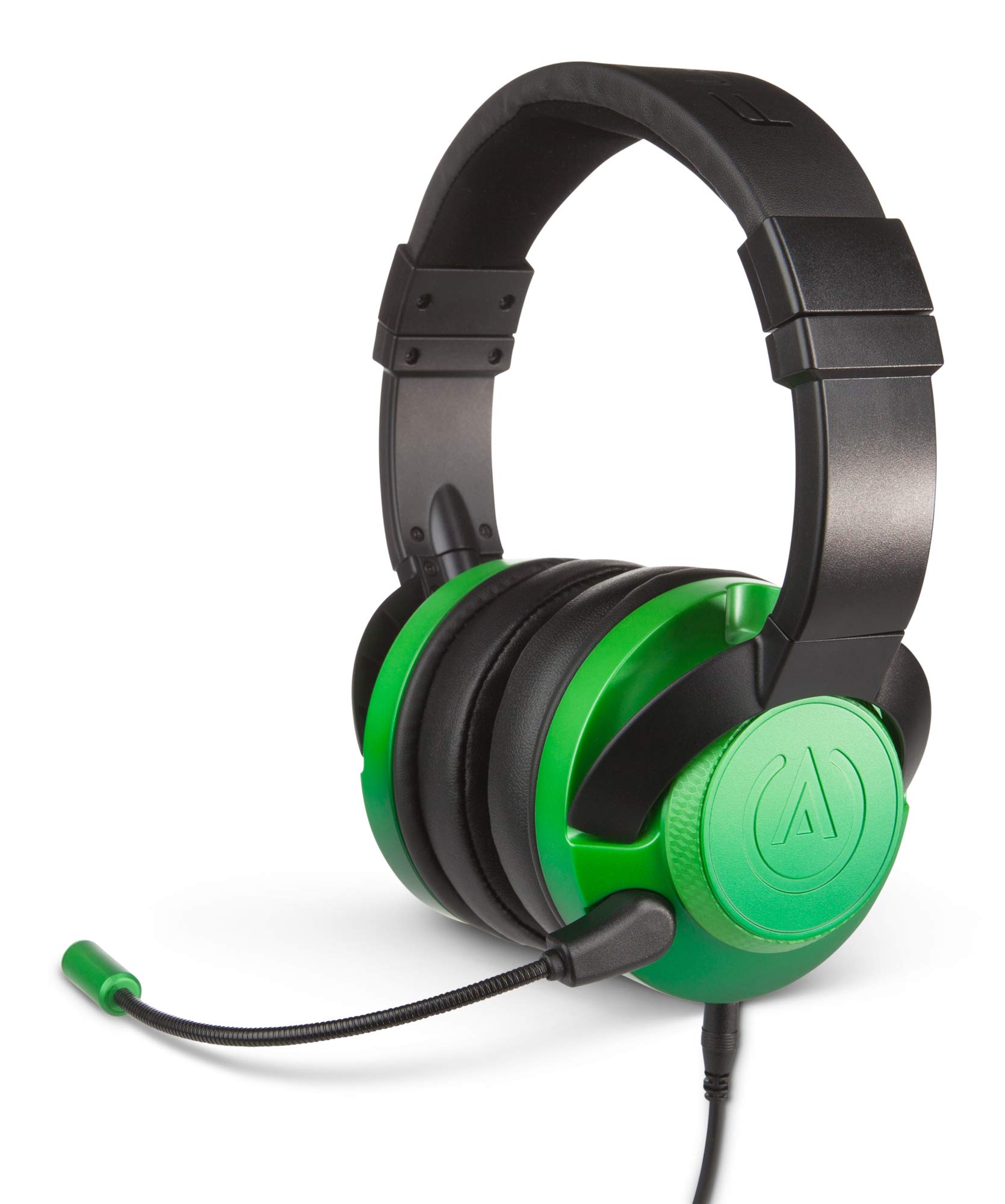 PowerA Fusion Wired Stereo Gaming Headset with Mic - Compatible with PS4, Xbox One, Nintendo Switch, PC, Mac, VR, Android & iOS - Emerald Fade | Perfect for Competitive Gaming, Streaming & Online Chat