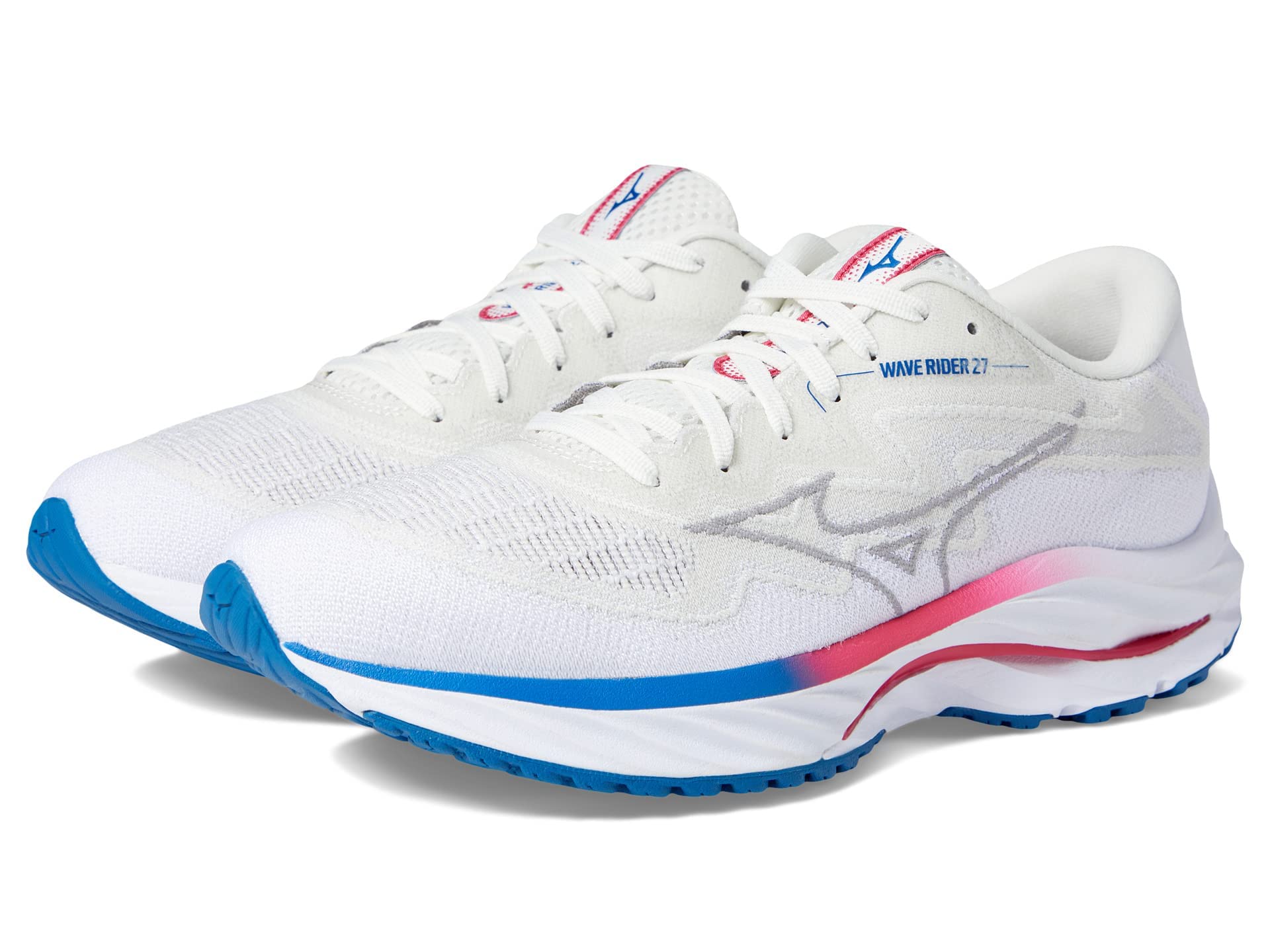 Mizuno Women's Wave Rider 27 Running Shoes - Lightweight Cushioned Sneakers for Road Running, Jogging & Gym Workouts