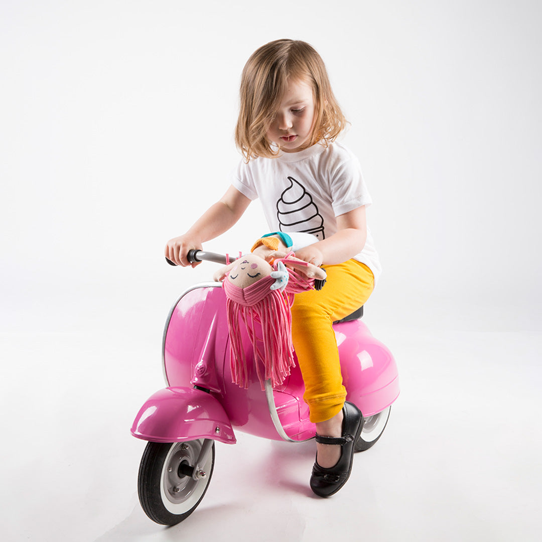Best Pink Toddler Scooter for Kids Ages 2-5 - 3 Wheel Push Ride On Toy with Adjustable Handlebar - Perfect for Outdoor Play, Birthday Gifts & Learning Balance