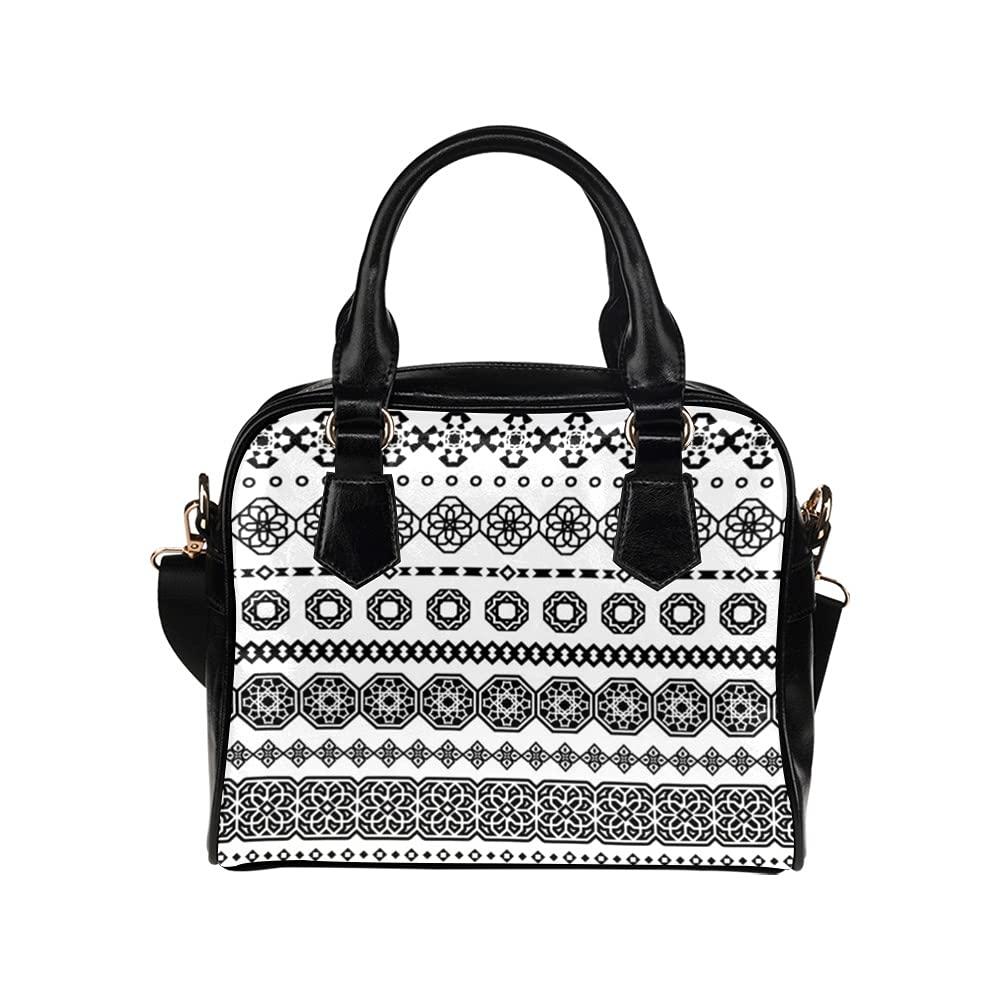 Stylish Custom Colorful Stripe PU Leather Handbag for Women - Trendy Shoulder & Crossbody Purse for Girls | Perfect for Work, Travel, and Everyday Use