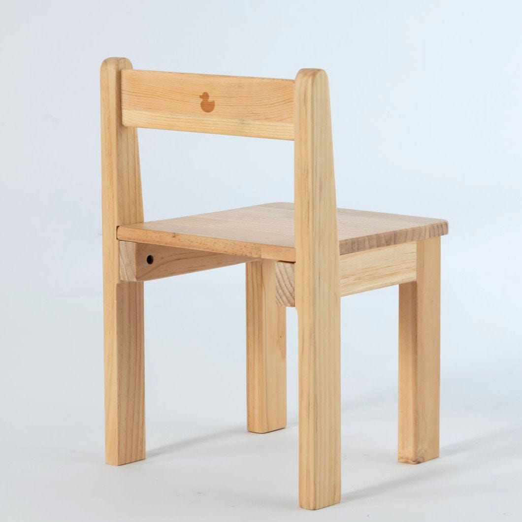 LINA Stackable Study Chair - Ergonomic Pinewood Office Chair for Home & Office Use - Perfect for Study, Work, or Conference Rooms