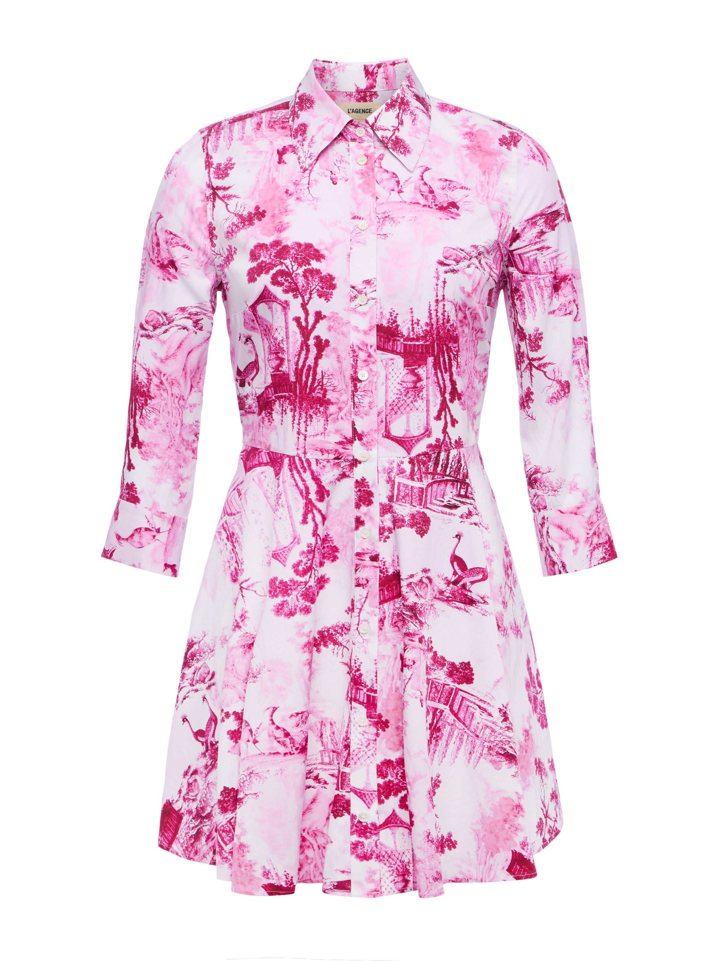 Stylish Meadow Poplin Shirt Dress for Women - Casual & Office Wear - Perfect for Spring & Summer Outfits