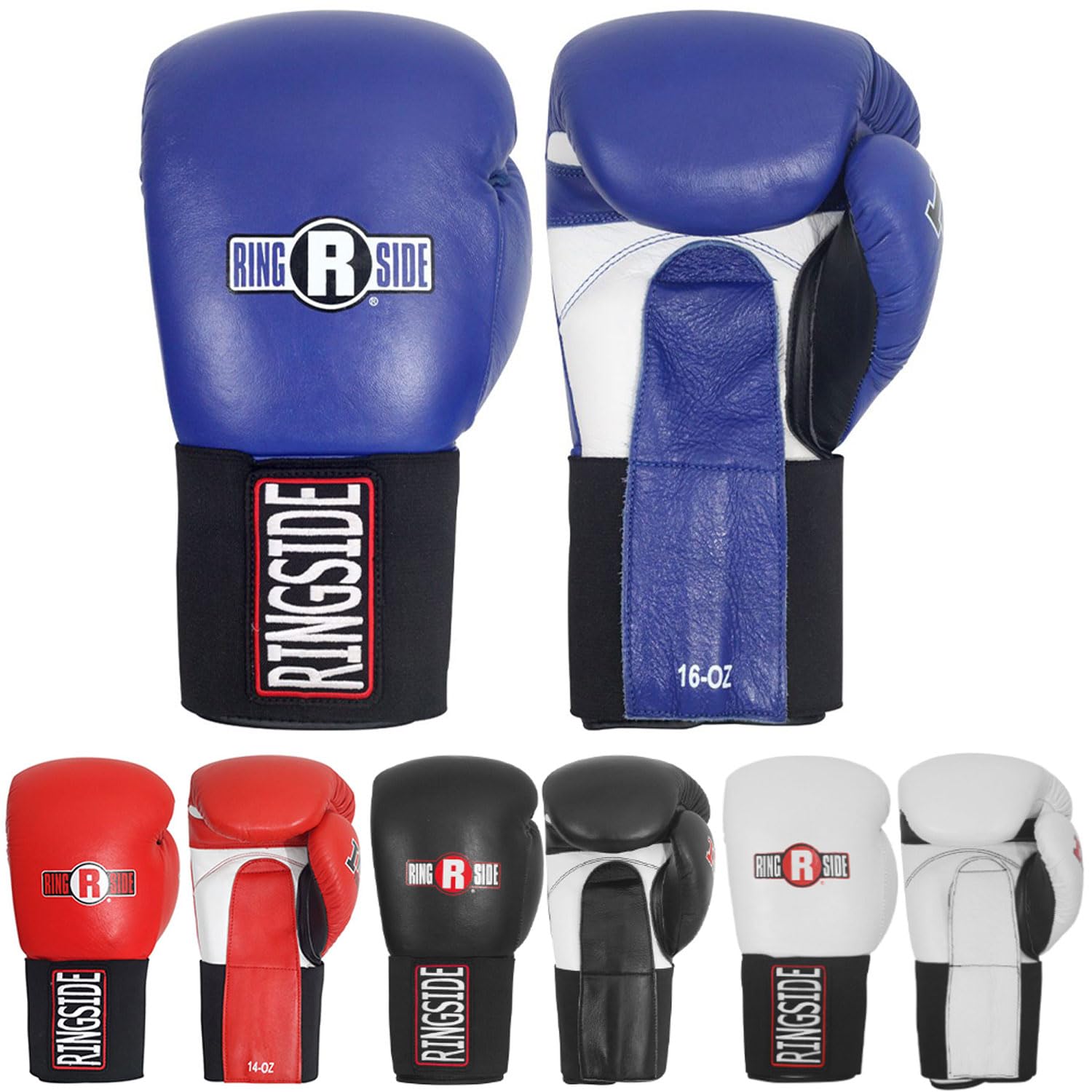 Ringside IMF Tech Hook & Loop Boxing Gloves - Professional Training & Sparring Gear for MMA, Kickboxing & Fitness Workouts