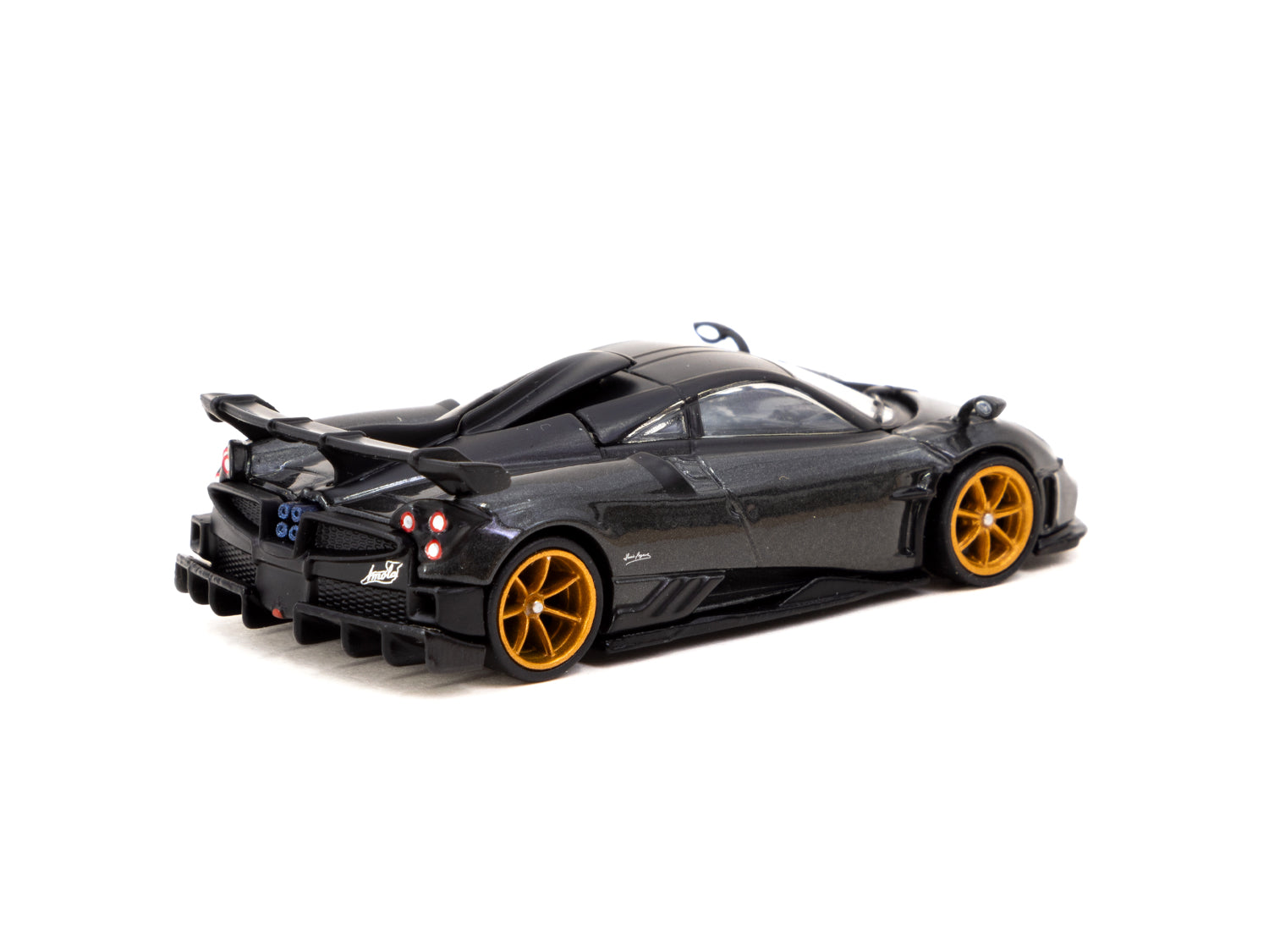Tarmac Works 1/64 Pagani Imola Grigio Knockhill Diecast Model Car - Collectible Miniature for Display & Racing Scenes