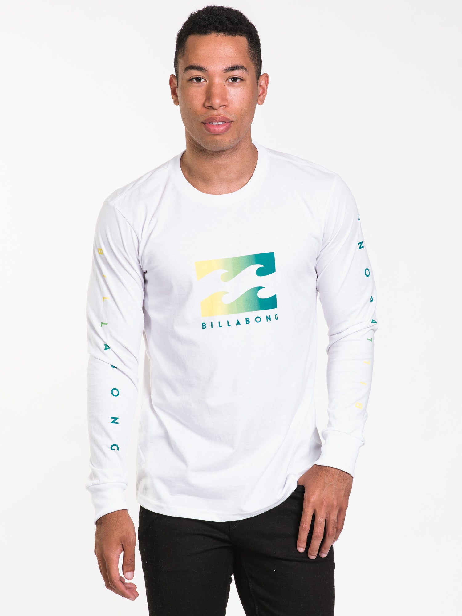 BILLABONG UNITE Long Sleeve T-Shirt for Men & Women | Soft Cotton Crewneck Tee | Casual Streetwear & Surf Style | Perfect for Everyday Wear, Beach Outings & Outdoor Activities