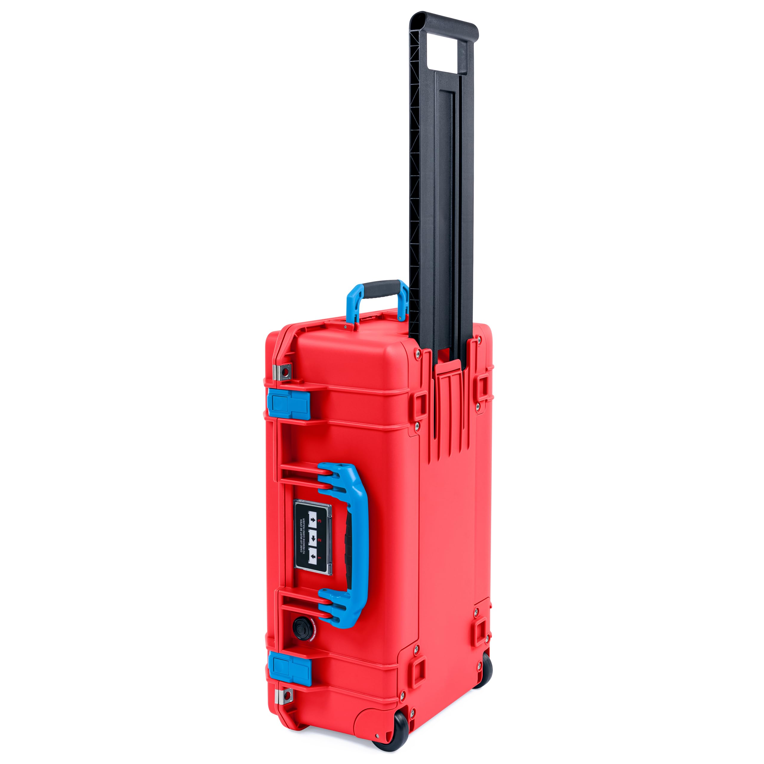 Pelican Air 1535 Waterproof Carry-On Case - Medium Size Travel Luggage with Blue Handles & Latches (Case Only) | Durable Protection for Camera Gear, Electronics & Valuables During Air Travel & Outdoor Adventures