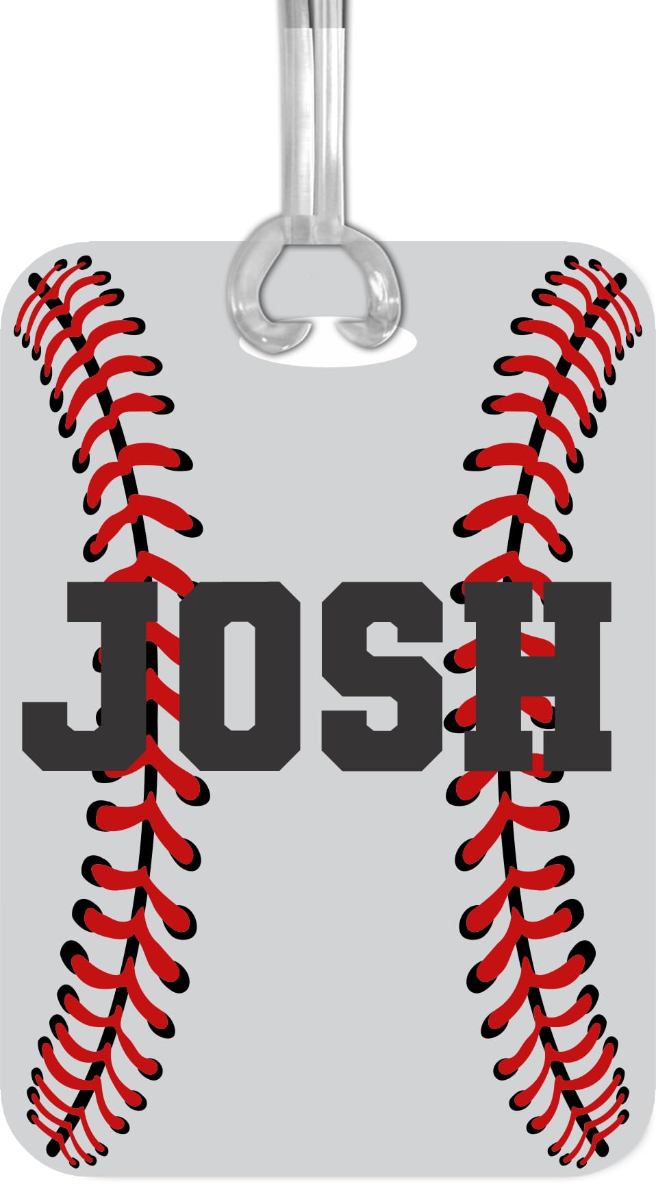 Personalized Baseball Bag Tag with Name - Custom Luggage ID Tag for Boys & Kids - Unique Sports Gift Idea for Teen Birthday Present - Perfect for Travel, Sports Gear & Suitcase Identification