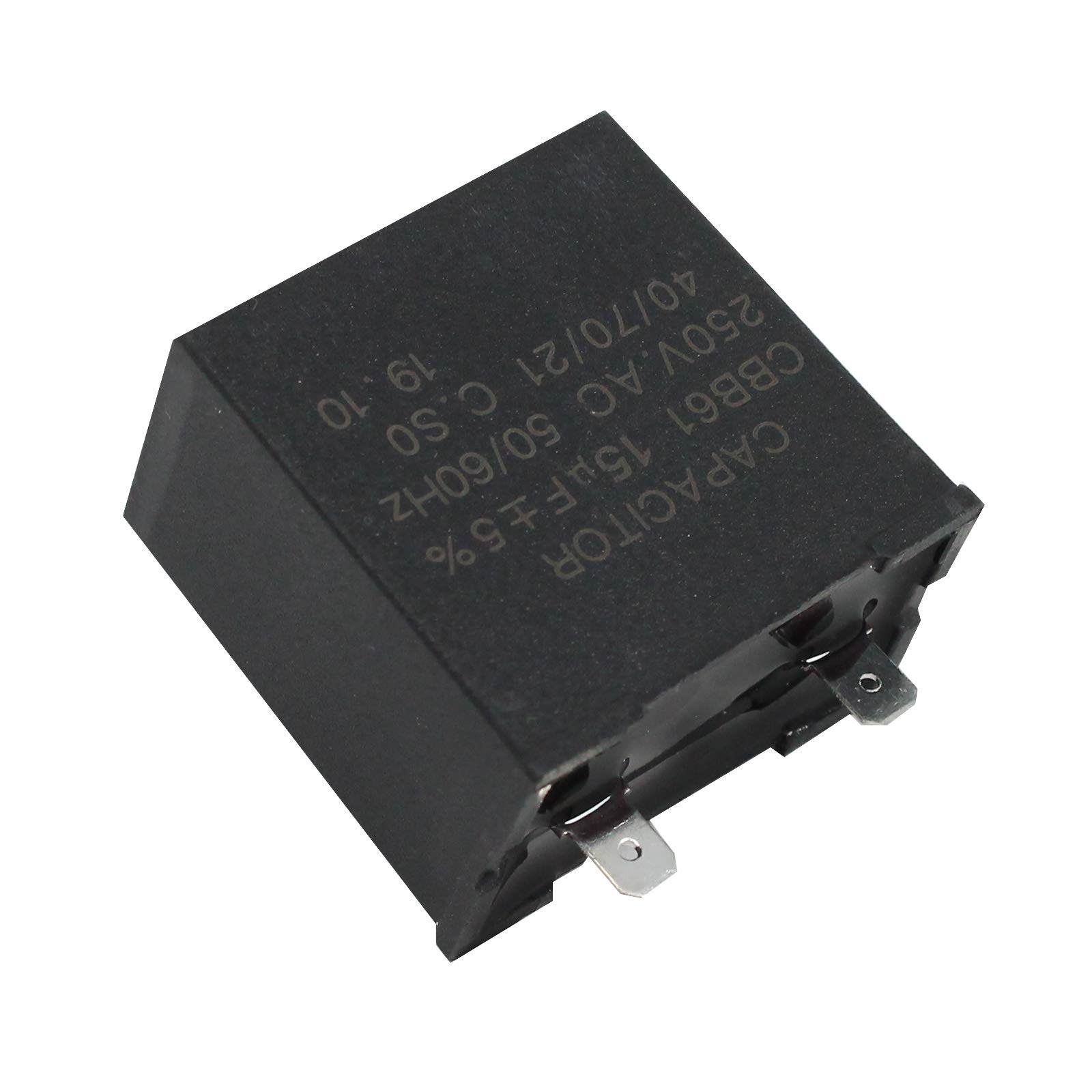 Frigidaire FGUI2149LP0 Refrigerator Run Capacitor Replacement - 218909901 Compressor Run Capacitor Compatible - Durable Appliance Part for Home & Commercial Refrigeration Use