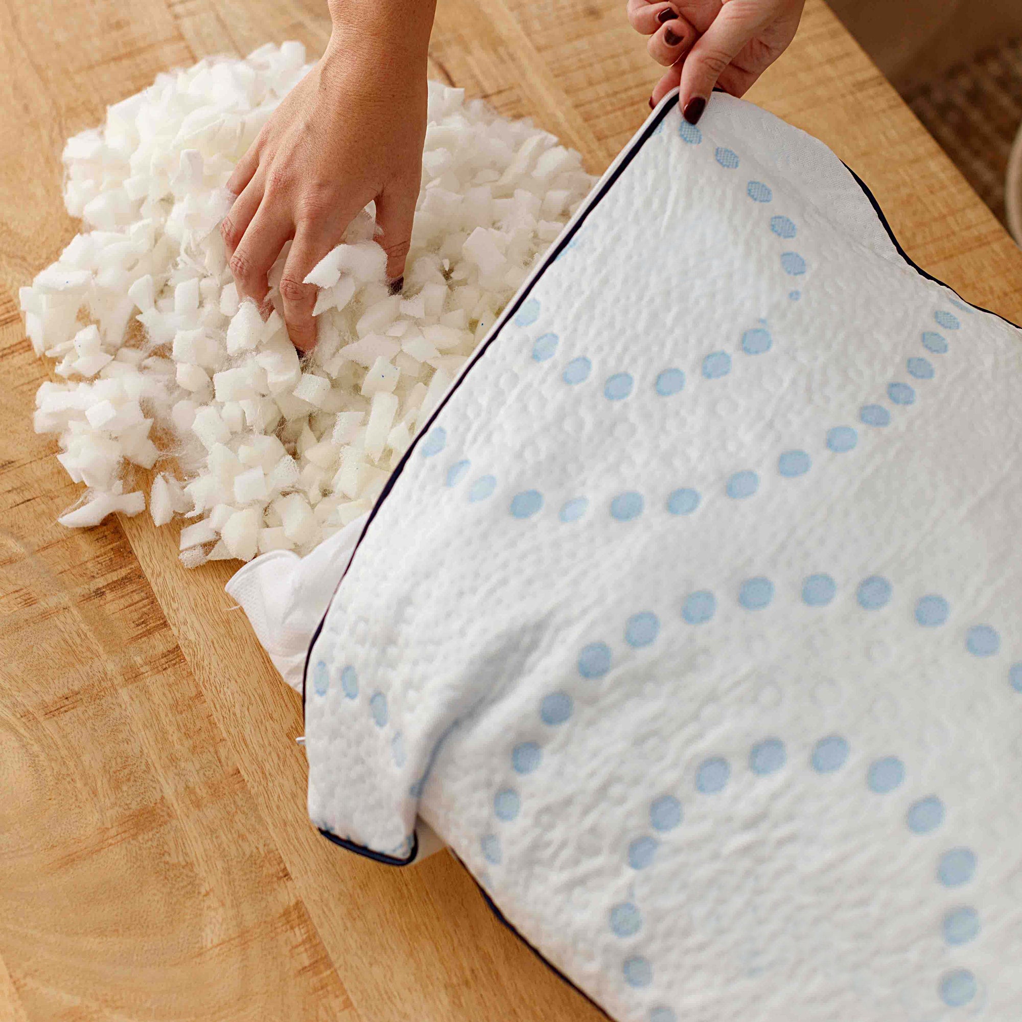 ReGen Adjustable Cooling Pillow for Neck Pain Relief - Memory Foam Support with Breathable Cover - Perfect for Side, Back & Stomach Sleepers - Ideal for Hot Sleepers & Travel Use
