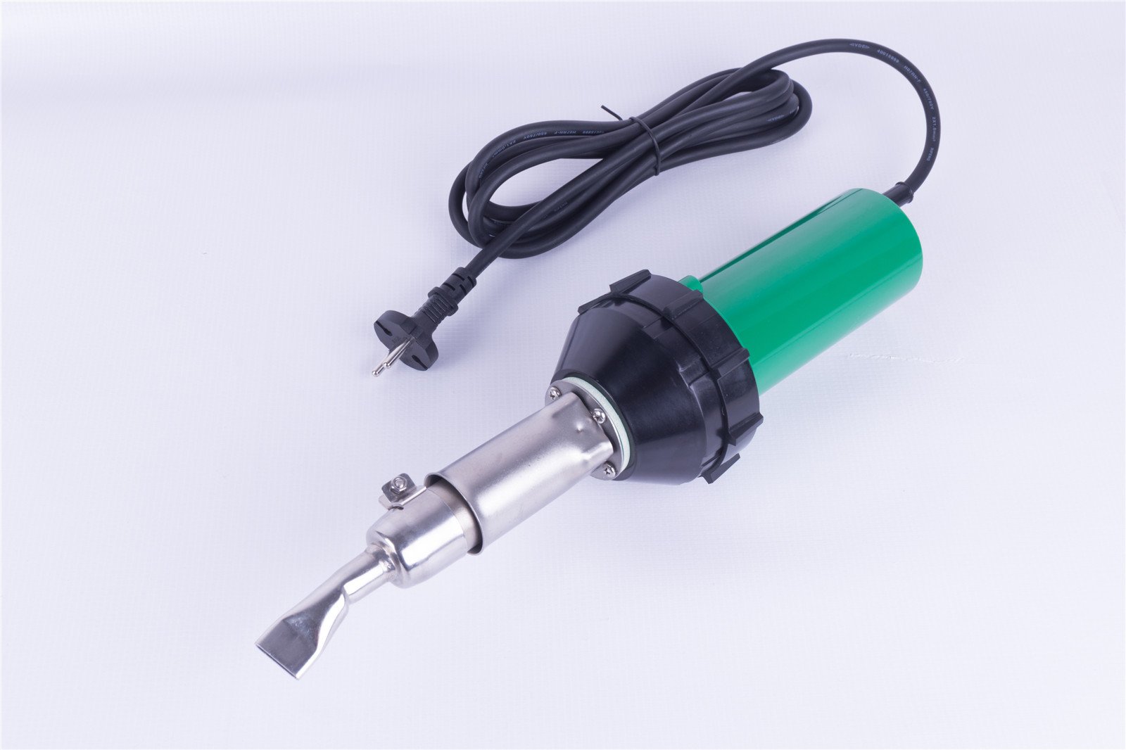 LESITE 1600W Professional Hot Air Gun for PVC Welding - Heat Gun with 2 Wide Nozzles & 2 Silica Rollers - Handheld Plastic Welder Kit for DIY Repairs, Shrink Wrapping, and Craft Projects
