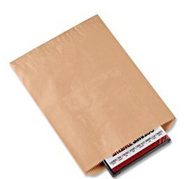Premium Kraft Paper Bags 7x10 Inches - 100 Pack Eco-Friendly Flat Merchandise Bags for Retail, Boutique & Gift Packaging - Perfect for Small Businesses, Craft Shows & Party Favors