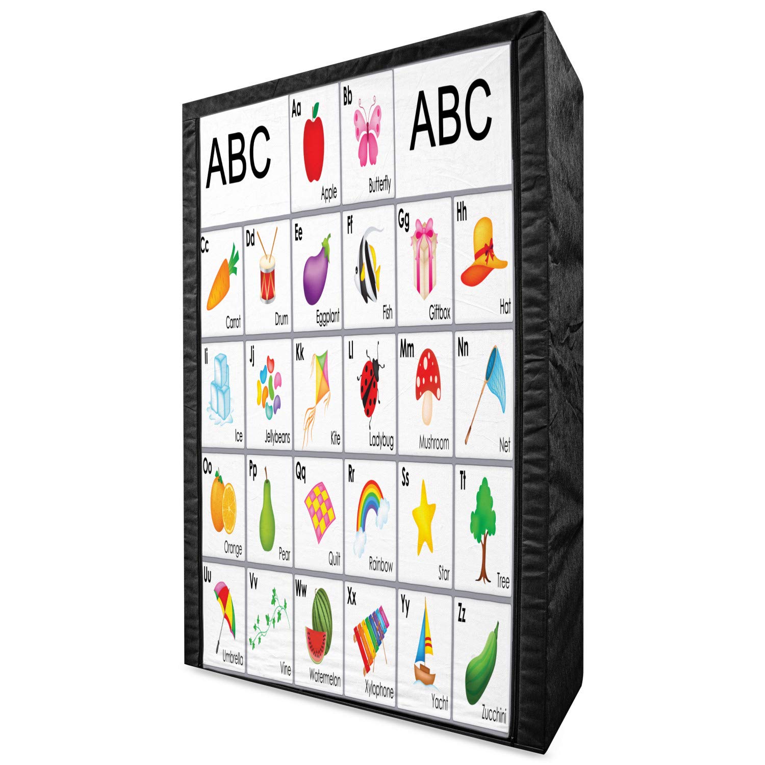 Ambesonne Alphabet Portable Fabric Wardrobe - 42.5