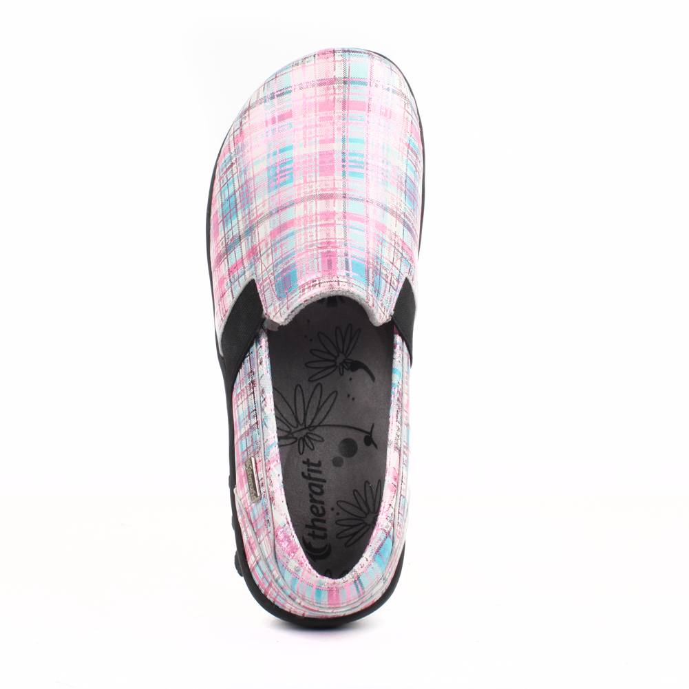 Annie Women's Slip-Resistant Leather Slip-On Loafers - Comfortable Work Shoes for Nurses, Waitresses & Healthcare Professionals