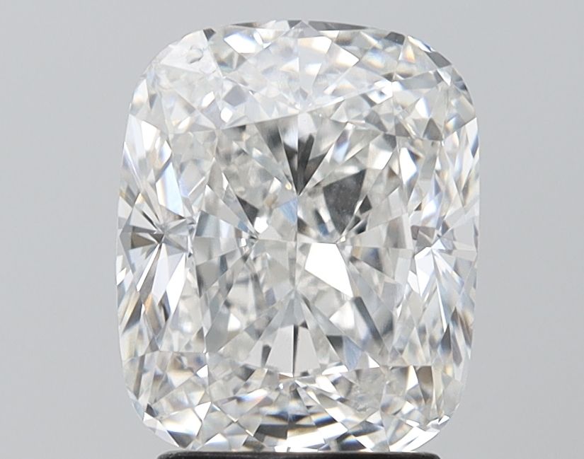 3.01 Carat F Color VVS2 Clarity Cushion Cut Lab-Created Diamond for Engagement Rings & Fine Jewelry