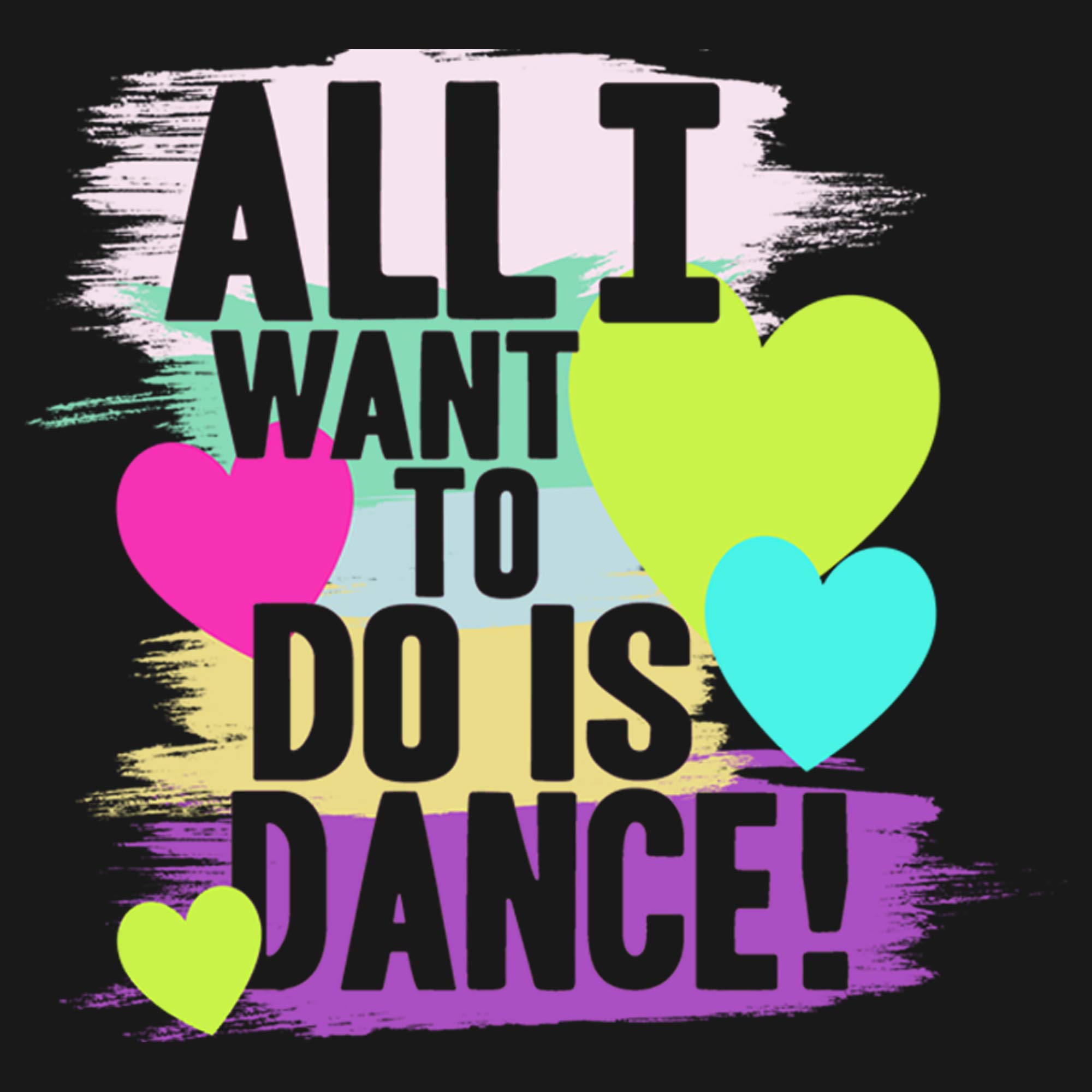 Girl's Chin UP Dance Your Heart Out T-Shirt - Cute Motivational Dance Tee for Kids & Toddlers - Perfect for Dance Classes, Recitals & Playdates