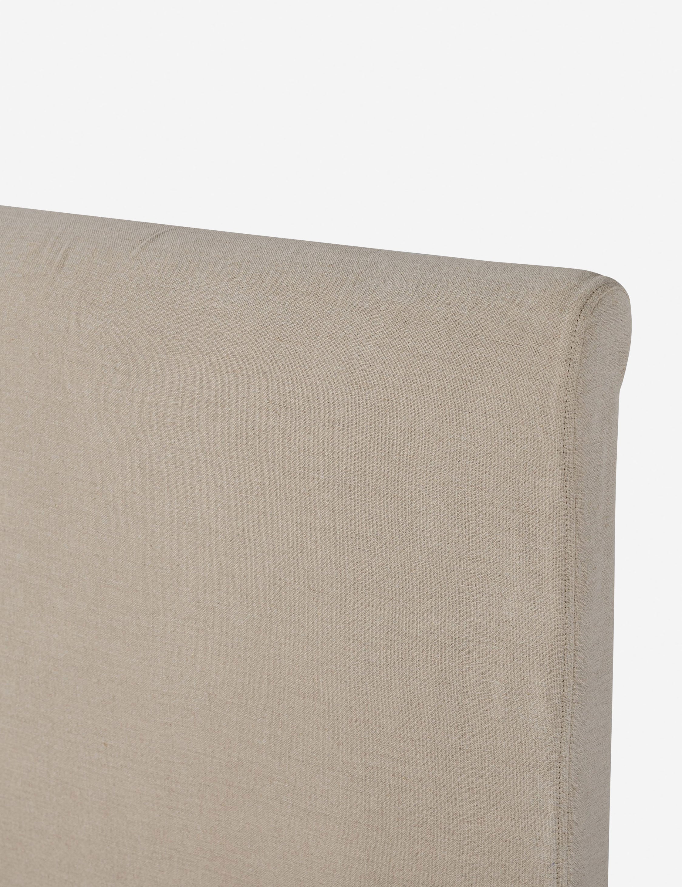 Dalia Slipcover Bed by Amber Lewis x Four Hands - Modern Upholstered Bed Frame for Bedroom Decor - Perfect for Master Bedroom, Guest Room & Cozy Home Styling