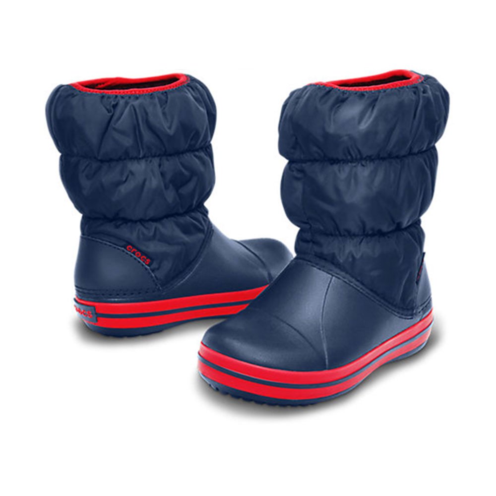 Crocs Winter Puff Boots - Unisex Waterproof Snow Boots for Kids & Teens | Warm Comfortable Slip-Resistant Shoes for Boys & Girls | Perfect for Snowy Days, Winter Hiking & Outdoor Activities