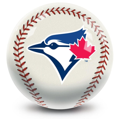 MLB Toronto Blue Jays Official Bowling Ball - 12 lbs Professional Bowling Ball for Fans & Players - Perfect for Leagues, Tournaments & Home Bowling Fun