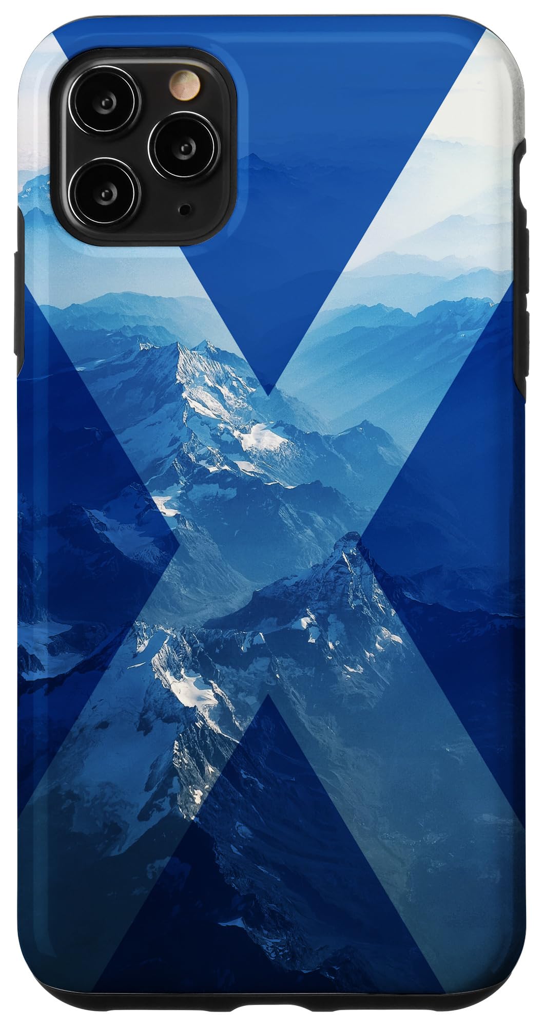 iPhone 11 Pro Max Case with Snowy Mountains & Scotland Flag Design - Durable Protective Cover for Scottish Pride | Perfect for Travel, Daily Use & Gift Giving