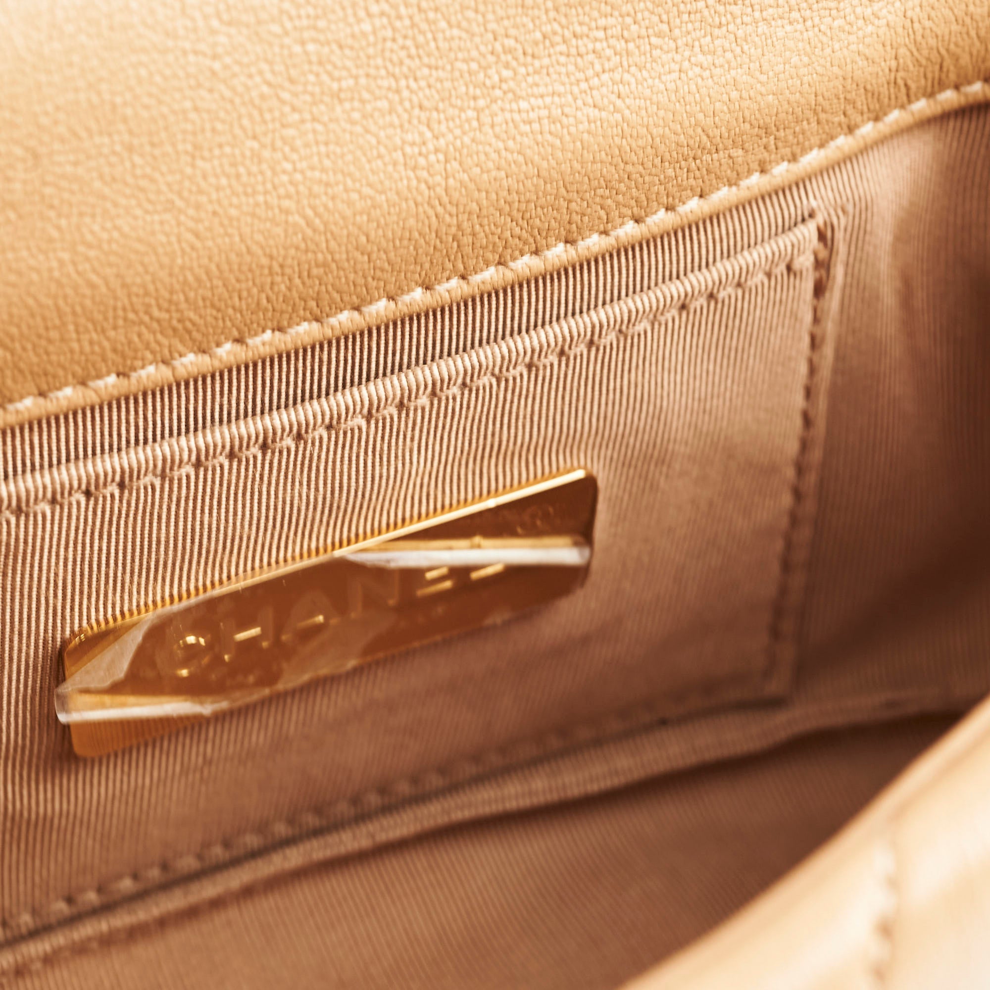 Chanel 19 Quilted Waist Belt Bag in Beige Calfskin Leather - Luxury Crossbody Fanny Pack for Women, Perfect for Daily Use, Travel & Fashion Outfits