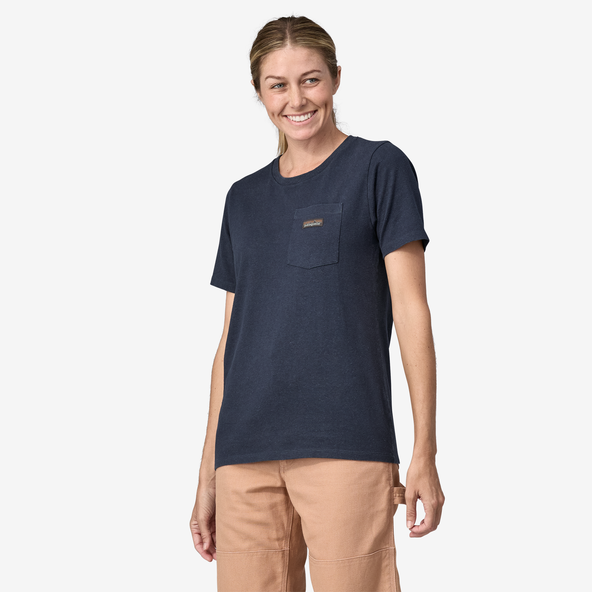 Women's Work Pocket T-Shirt - Comfortable & Stylish Casual Tee for Office, Travel & Everyday Wear