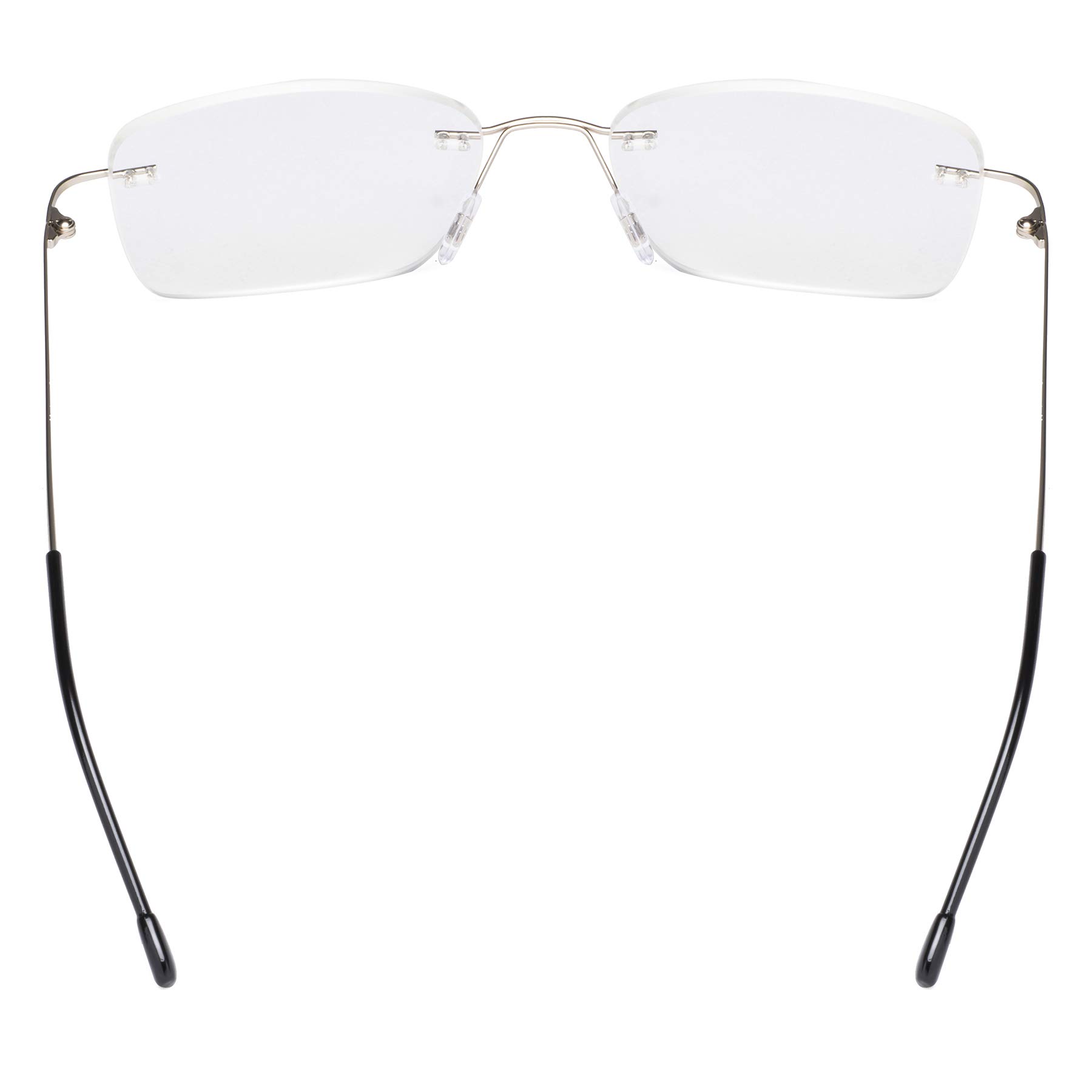CessBlu Rimless Reading Glasses - Lightweight Blue Light Blocking Computer Glasses for Women & Men - Perfect for Office Work, Reading & Screen Time
