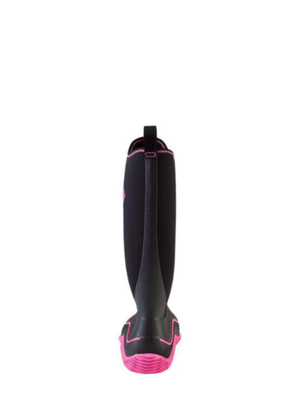 Muck HAW 404 Women's Hale Boot - Waterproof Winter Snow Boots for Women, Black/Hot Pink - Perfect for Hiking, Hunting & Outdoor Activities