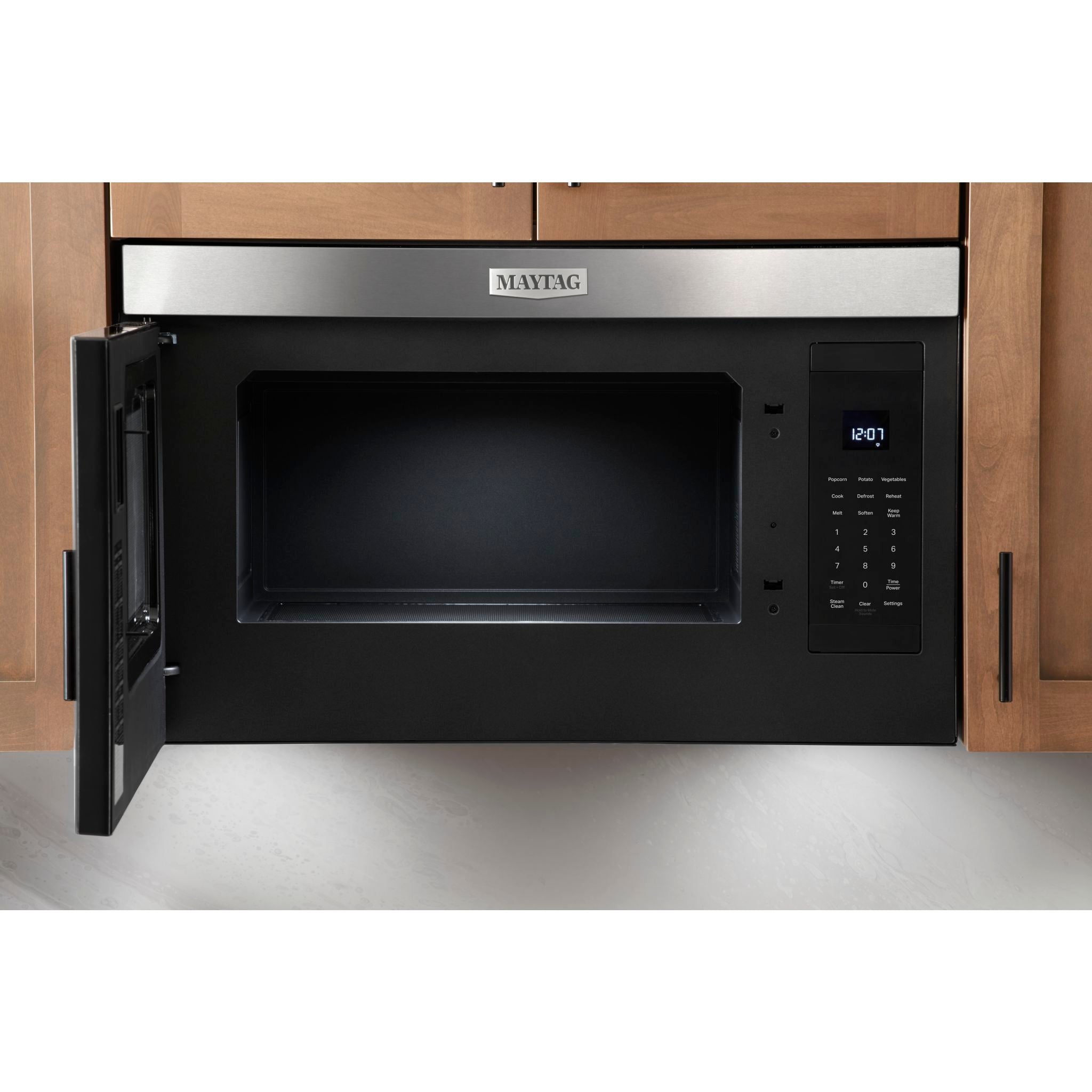 Maytag Over the Range Microwave Oven 1.6 cu.ft - Fingerprint Resistant Stainless Steel (Model YMMMF6030PZ) - Perfect for Kitchen Remodeling & Modern Home Cooking