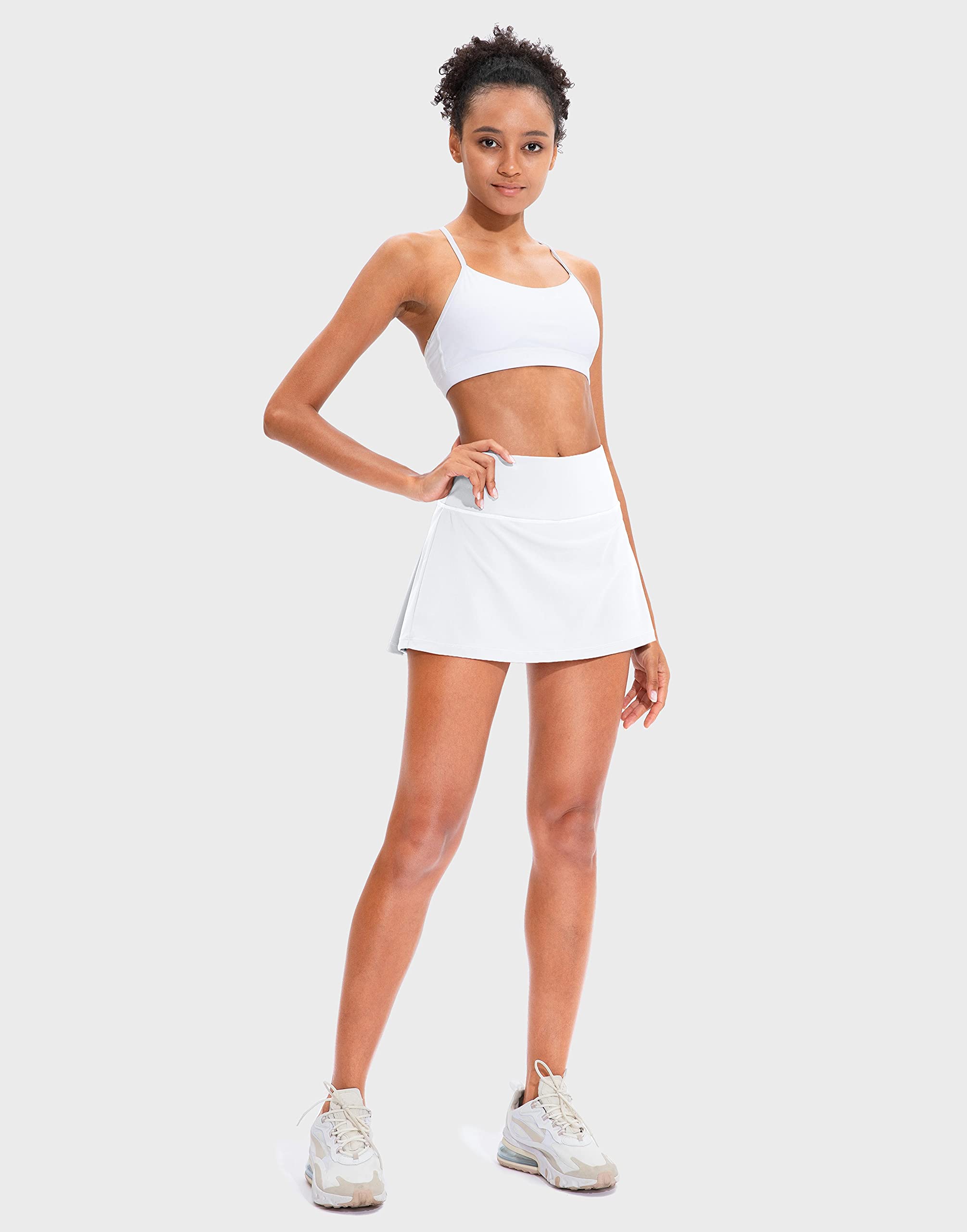 Soothfeel Women's Pleated Tennis Skirt with Pockets - High Waisted Athletic Golf Skort for Workout, Running & Casual Wear | Perfect for Tennis, Golf, Gym & Everyday Fashion
