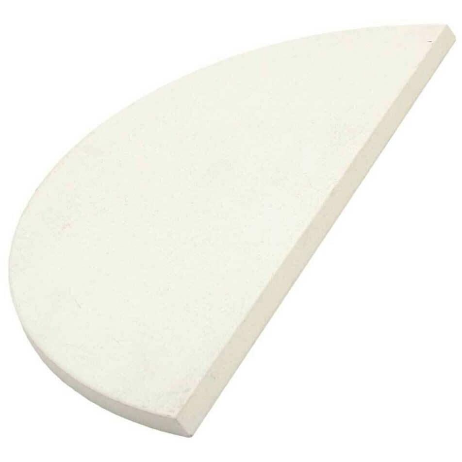 Big Green Egg Half Baking Stone for Medium Egg Conveggtor 127273 - Perfect for Pizza, Bread & Baking Accessories - Ideal for Outdoor Grilling & BBQ Cooking