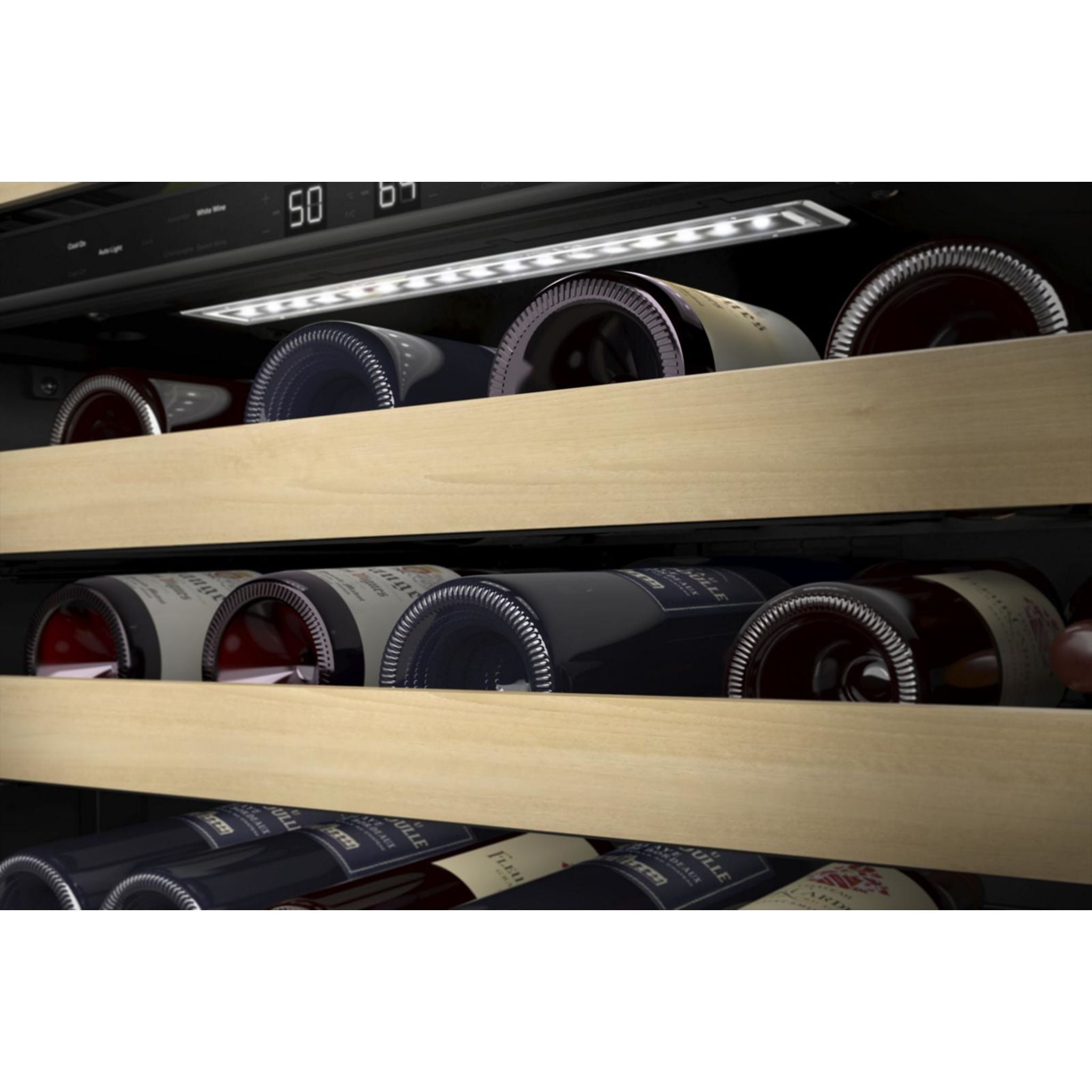 KitchenAid KUWR214KSB 24 Inch Built-In Wine Cellar Refrigerator - Stainless Steel - Perfect for Home Bars, Restaurants, and Wine Storage Enthusiasts