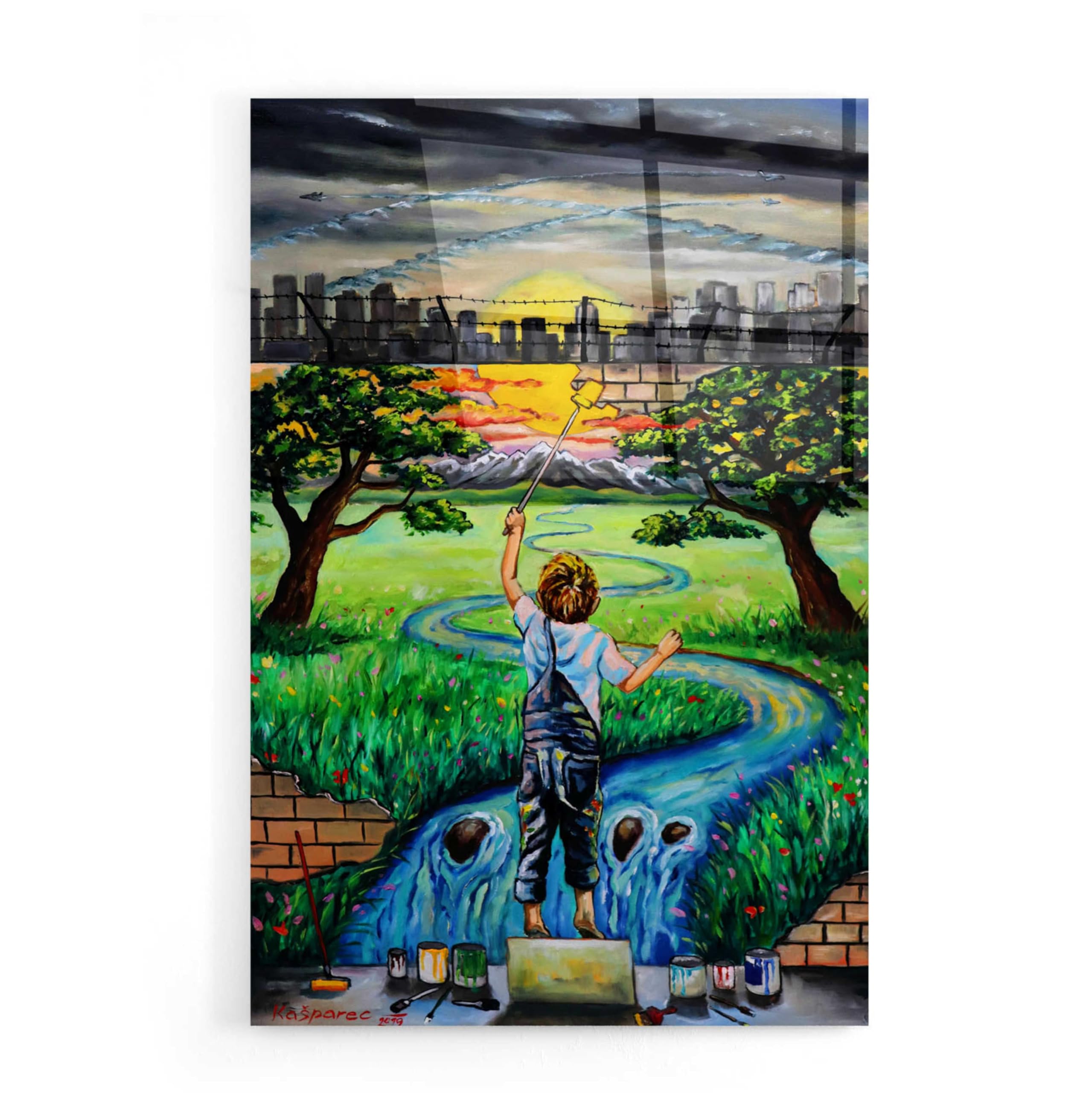 Epic Art 'Boy And The Wall' by Jan Kasparec - 16