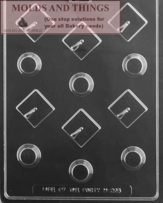 Graduation Cap Chocolate Mold for Candy Making - Party Favors