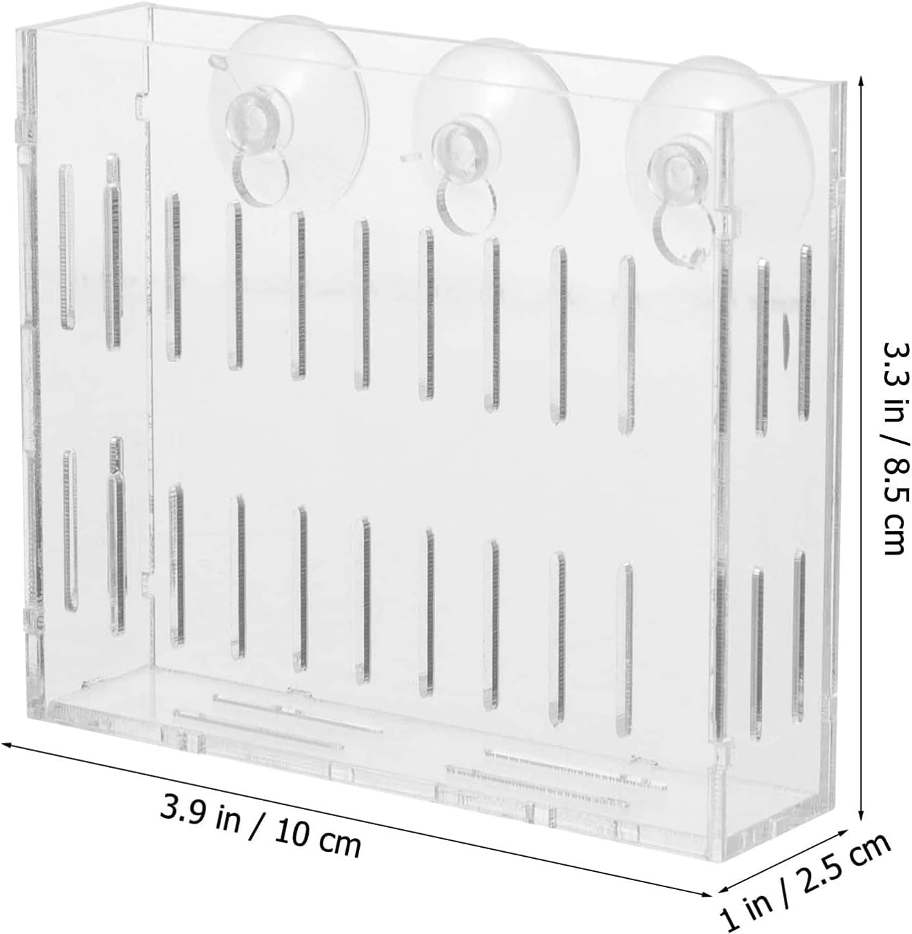 Clear Acrylic Aquatic Plant Cup Holder for Aquarium Fish Tank - Perfect for Live Plants, Moss, and Grass - Ideal for Aquascaping and Fish Tank Decor