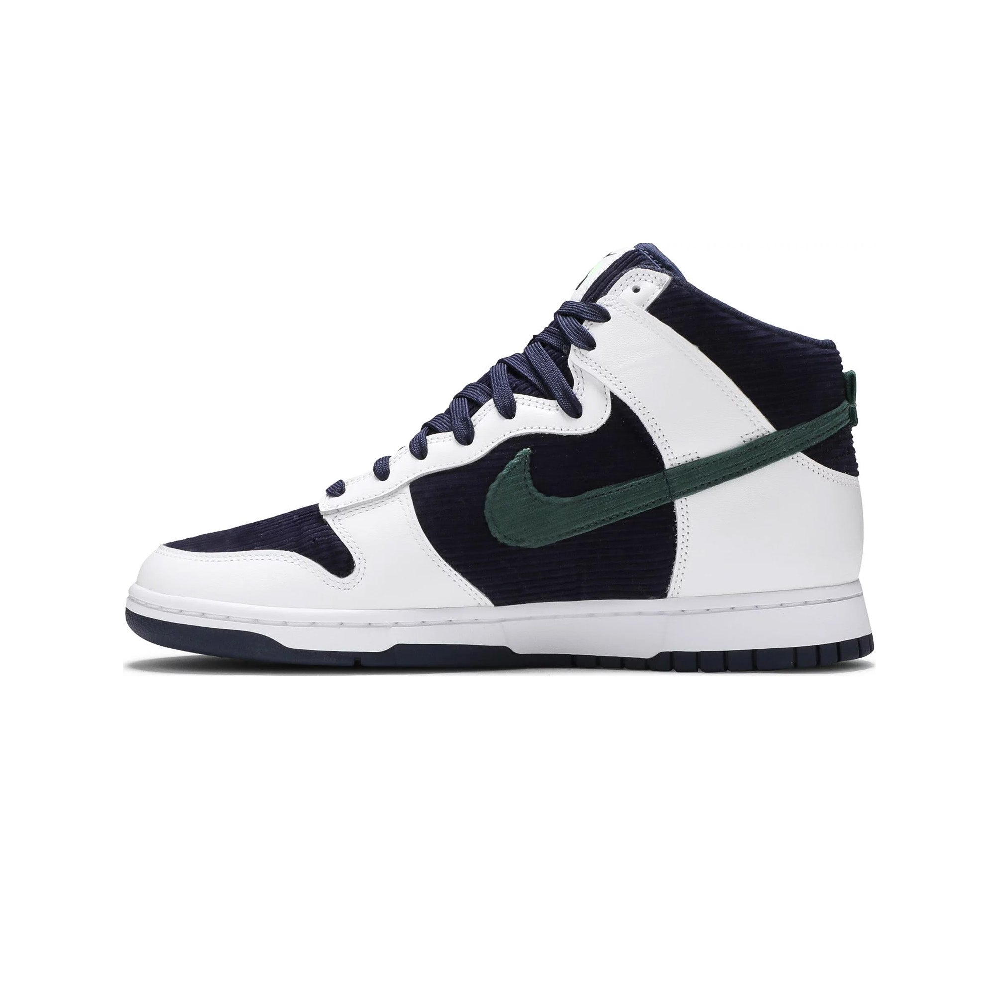 Nike Dunk High 'Sports Specialties White Navy' Retro Basketball Shoes 2021 - Men's Sneakers for Casual Wear, Street Style & Sneaker Collectors