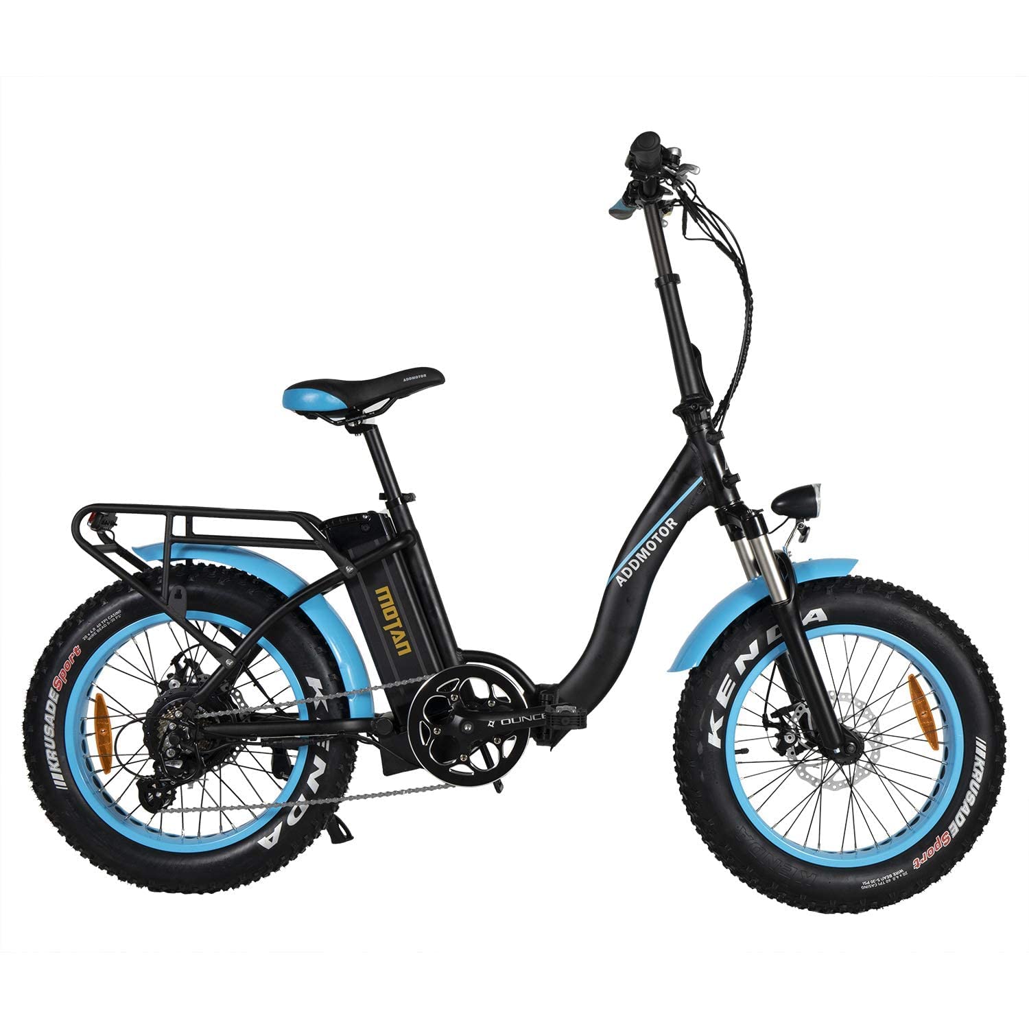 Addmotor Foldable Electric Bike 750W - Step-Thru E-Bike with 48V 17.5AH Removable Battery, Shimano 7-Speed Gears - Perfect for Commuting, City Riding & Outdoor Adventures