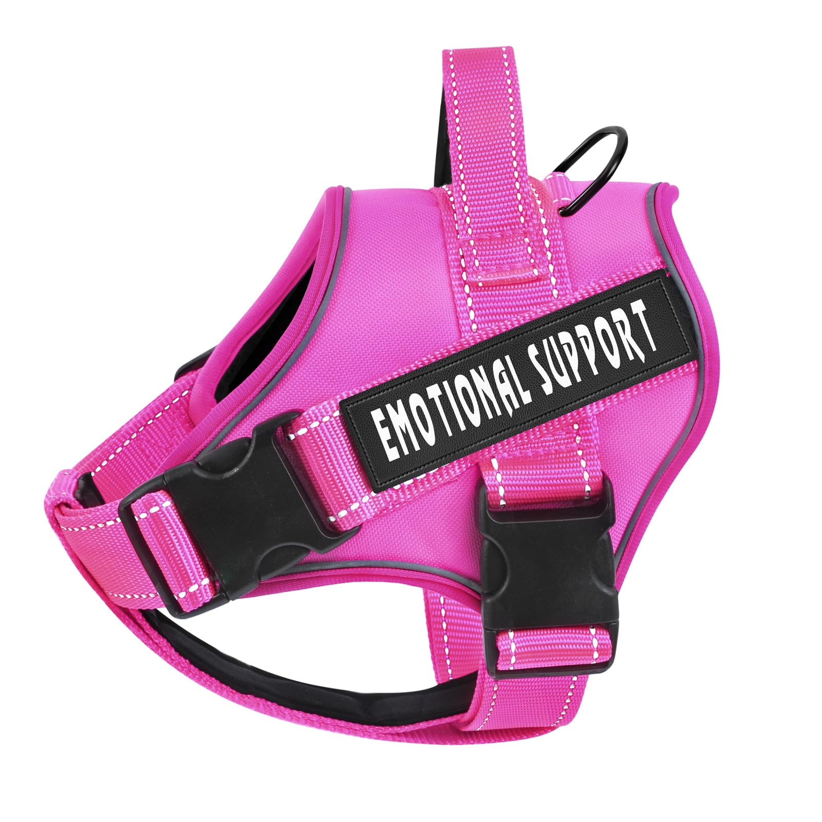 Voopet Service Dog Harness - Adjustable No-Pull Emotional Support Pet Vest with Reflective Strips & 4 Removable Tags for Small Medium Large Dogs - Perfect for Therapy, ESA Training & Outdoor Adventures