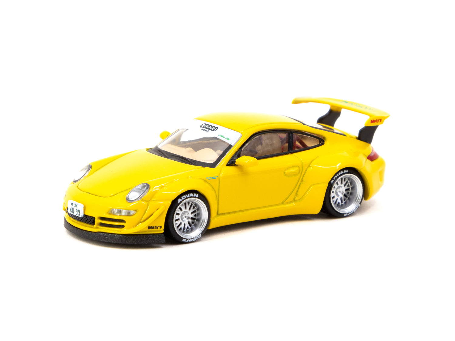Tarmac Works 1/64 Scale RWB Porsche 997 Notting Hill Diecast Model Car - Collectible Miniature for Display & Racing Scenes