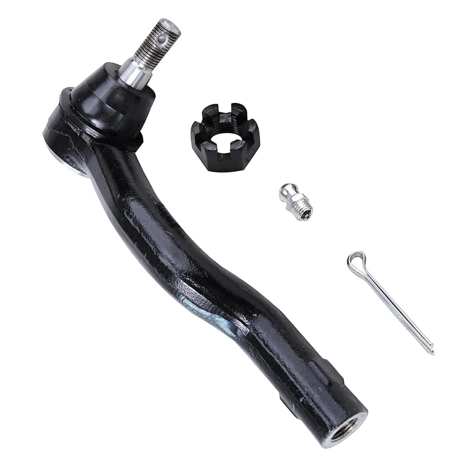 Detroit Axle 4-Piece Front Wheel Bearing Hub Kit - Compatible with 2004-2007 Infiniti QX56, Nissan Titan, Pathfinder, Armada - Includes 2 Wheel Bearings & Hubs + 2 Outer Tie Rod Ends - Durable Replacement Parts for Smooth Ride & Off-Road Adventures