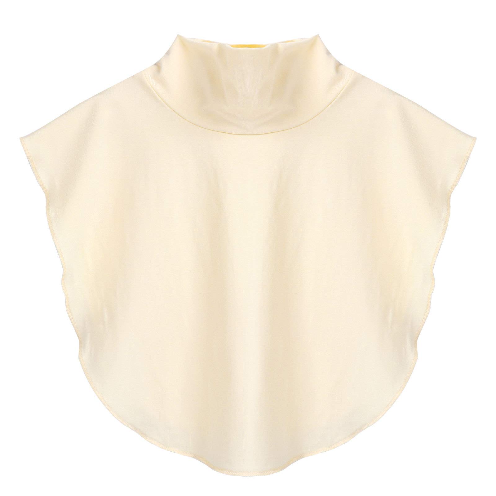 YiZYiF Women's Detachable Fake Turtleneck Dickey - Cotton Mock Blouse Collar Neck Warmer for Women & Girls - Perfect for Layering with Sweaters & Dresses
