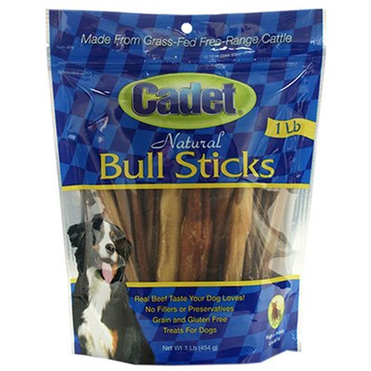 Premium Single-Ingredient Cadet Bully Sticks for Dogs - 12oz All-Natural Dog Chews - Long-Lasting Dental Treats for Puppies & Adult Dogs - Perfect for Training, Teething & Anxiety Relief