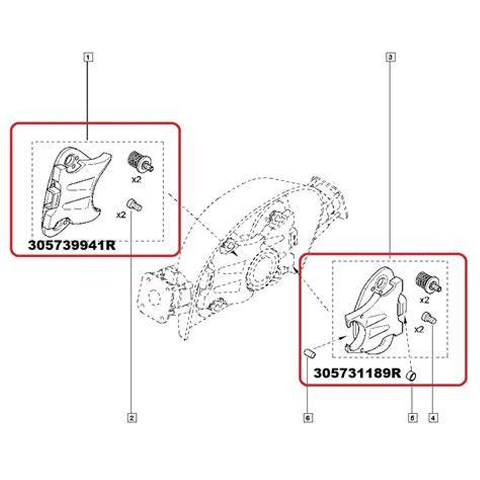Dual Clutch Shift Fork Kit - Replacement for Ford Focus Fiesta EcoSport - High Performance Transmission Fork - Perfect for Manual Transmission Repair & Gearbox Maintenance