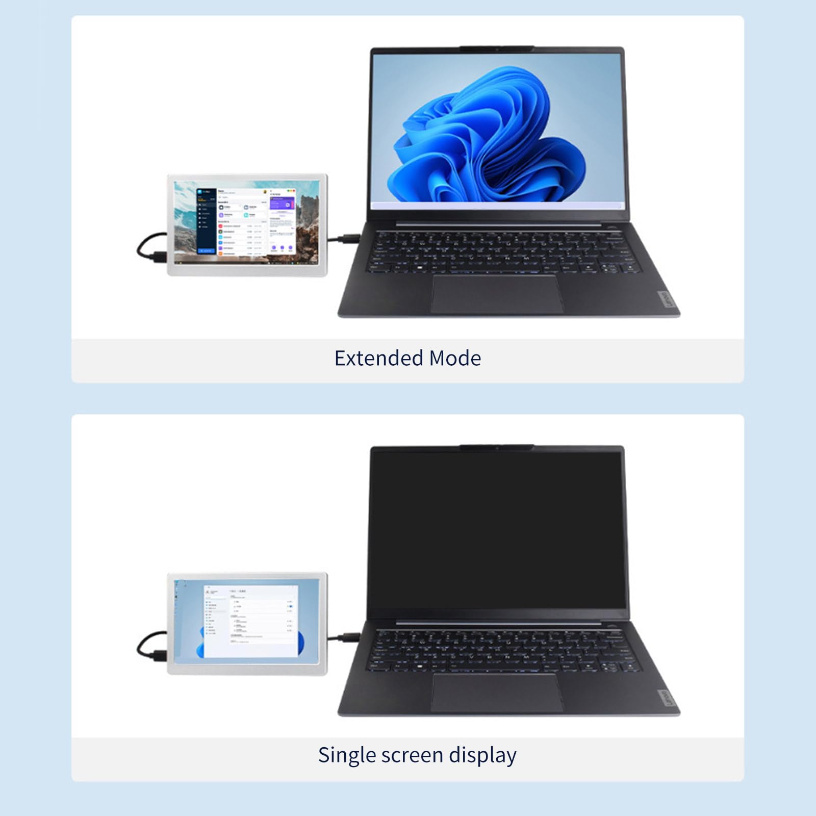 7 Inch IPS High Brightness 1024x600 LCD Screen Replacement - Tempered Glass Computer Monitor Panel for Enhanced Productivity | Ideal for Office Workstations, Gaming Setups & Home PC Upgrades