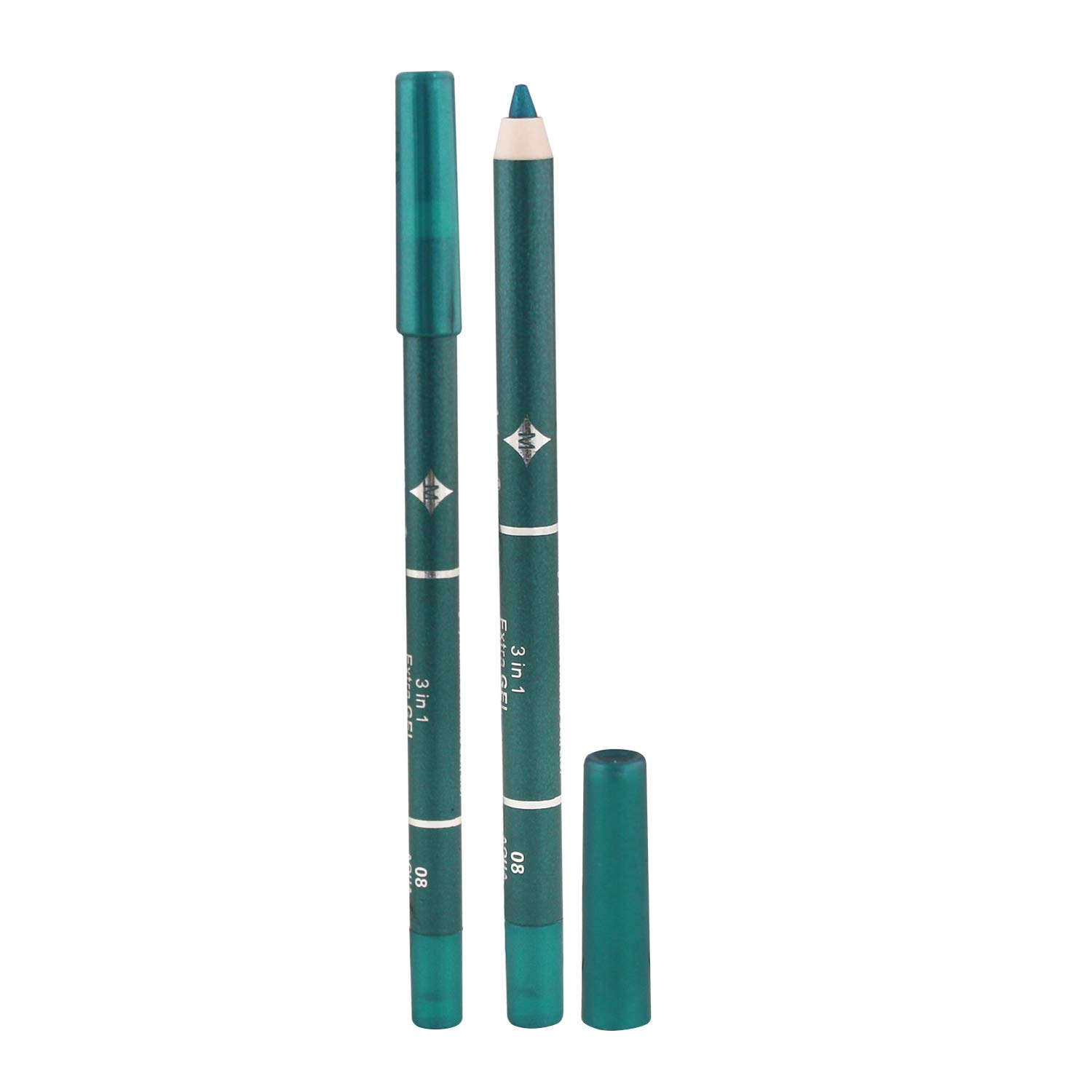 Green Gel Eyeliner + Kajal + Eyeshadow Set for Eyelids & Eyelashes | Hypoallergenic Eye Makeup Kit for Sensitive Eyes | Perfect for Daily Wear, Parties & Special Occasions